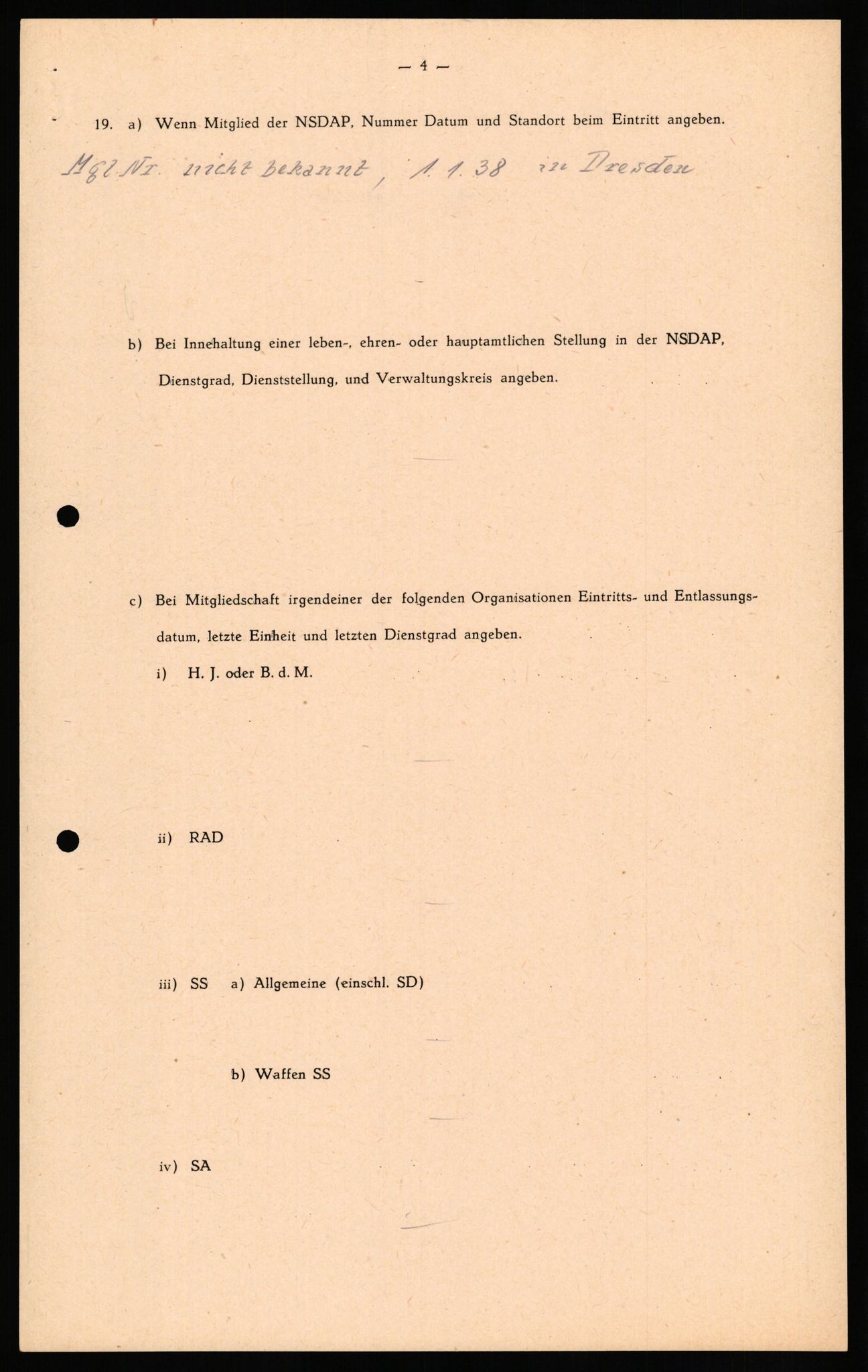 Forsvaret, Forsvarets overkommando II, AV/RA-RAFA-3915/D/Db/L0027: CI Questionaires. Tyske okkupasjonsstyrker i Norge. Tyskere., 1945-1946, p. 313