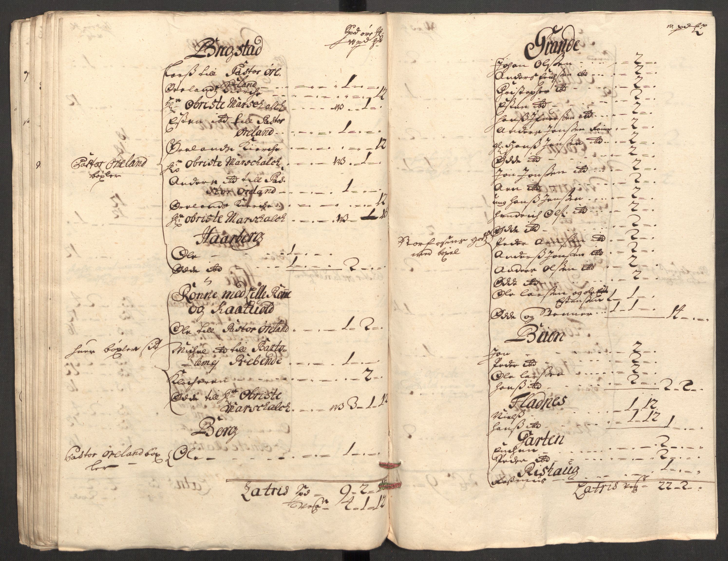 Rentekammeret inntil 1814, Reviderte regnskaper, Fogderegnskap, AV/RA-EA-4092/R57/L3856: Fogderegnskap Fosen, 1704-1705, p. 317