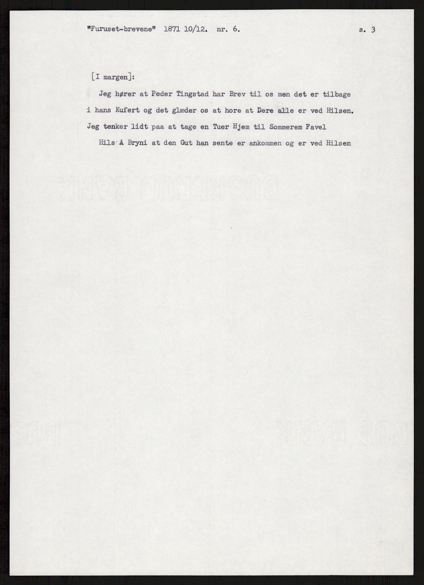 Samlinger til kildeutgivelse, Amerikabrevene, AV/RA-EA-4057/F/L0007: Innlån fra Hedmark: Berg - Furusetbrevene, 1838-1914, p. 507