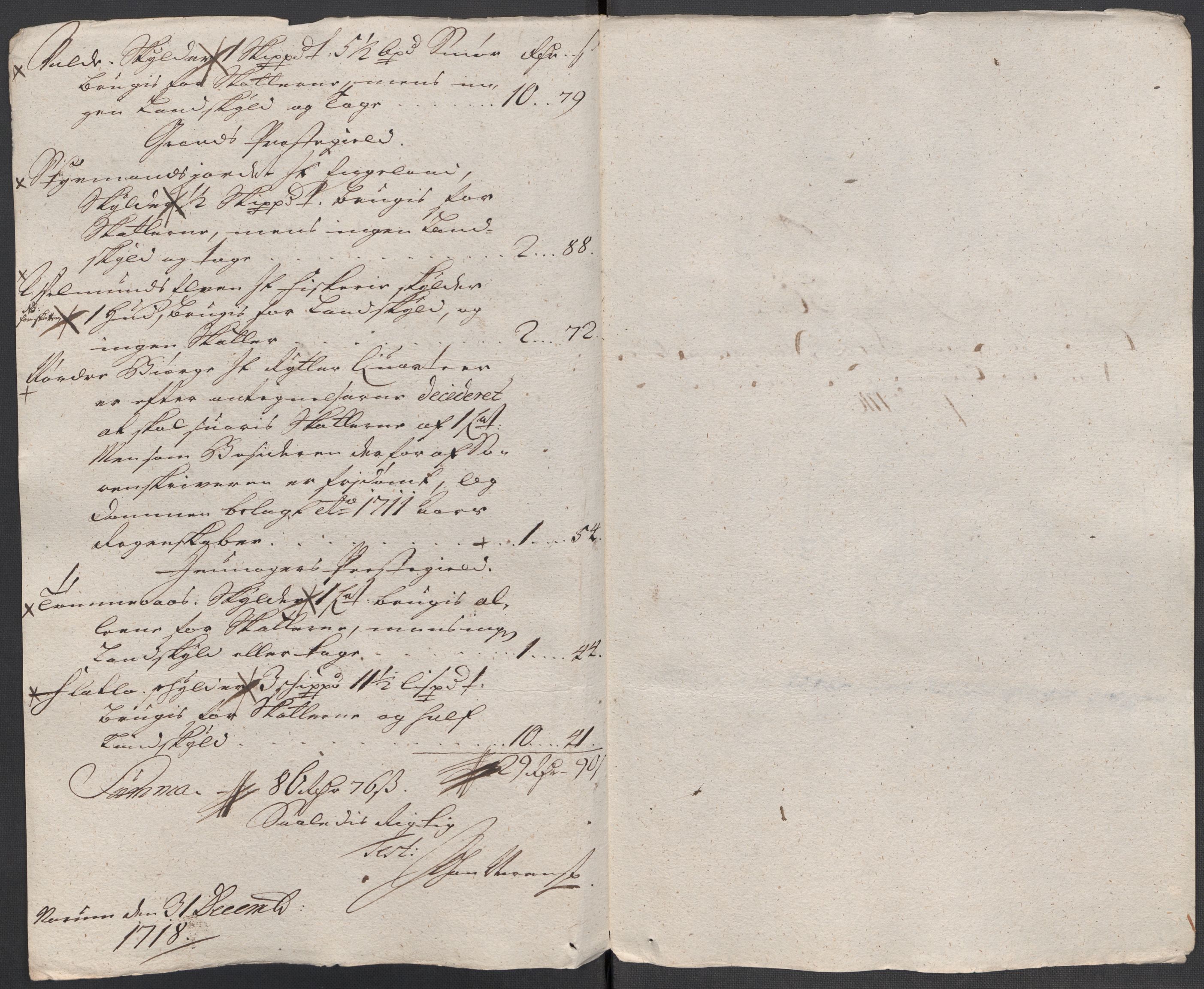 Rentekammeret inntil 1814, Reviderte regnskaper, Fogderegnskap, AV/RA-EA-4092/R18/L1320: Fogderegnskap Hadeland, Toten og Valdres, 1718, p. 194