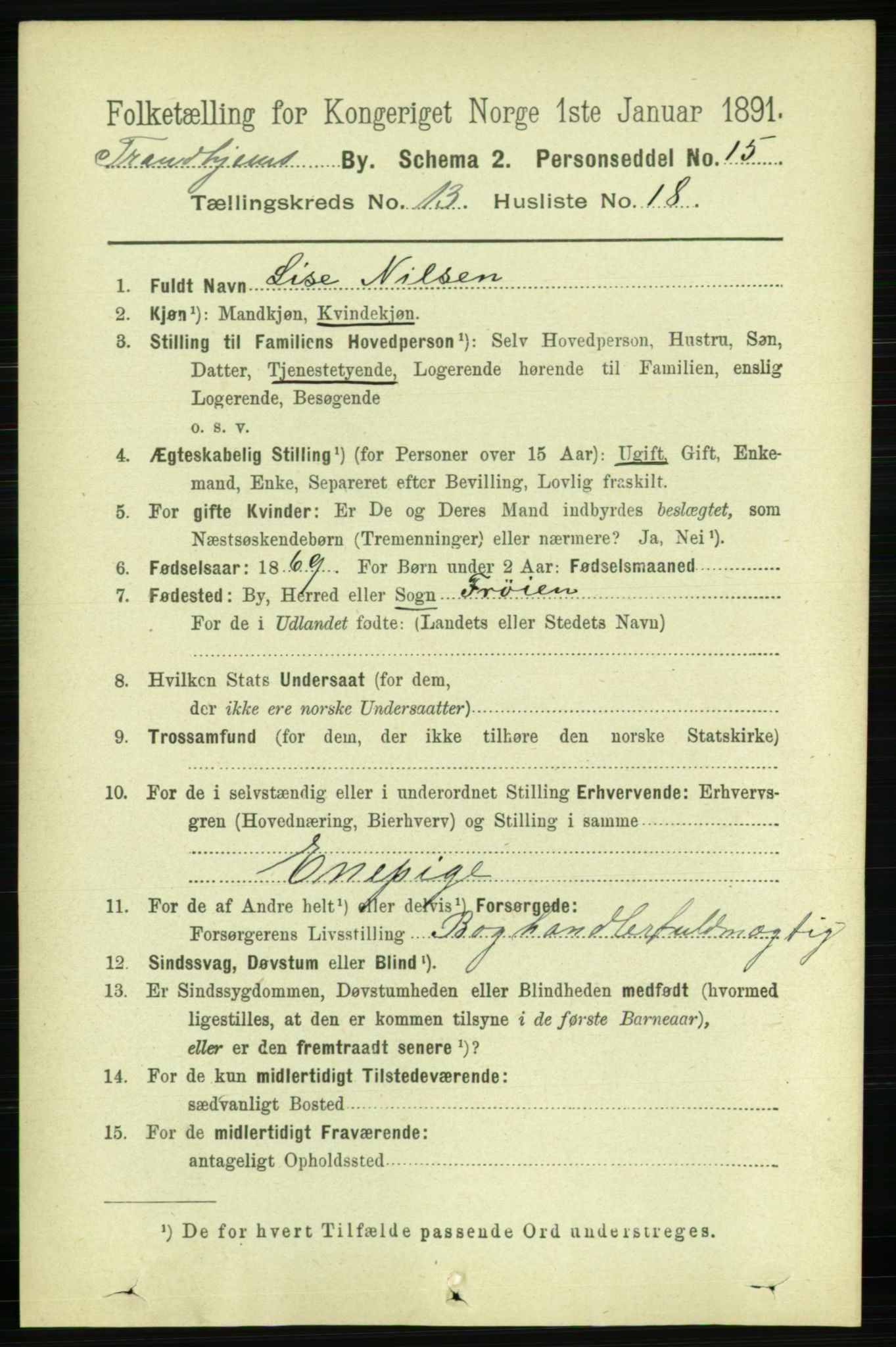 RA, 1891 census for 1601 Trondheim, 1891, p. 10429