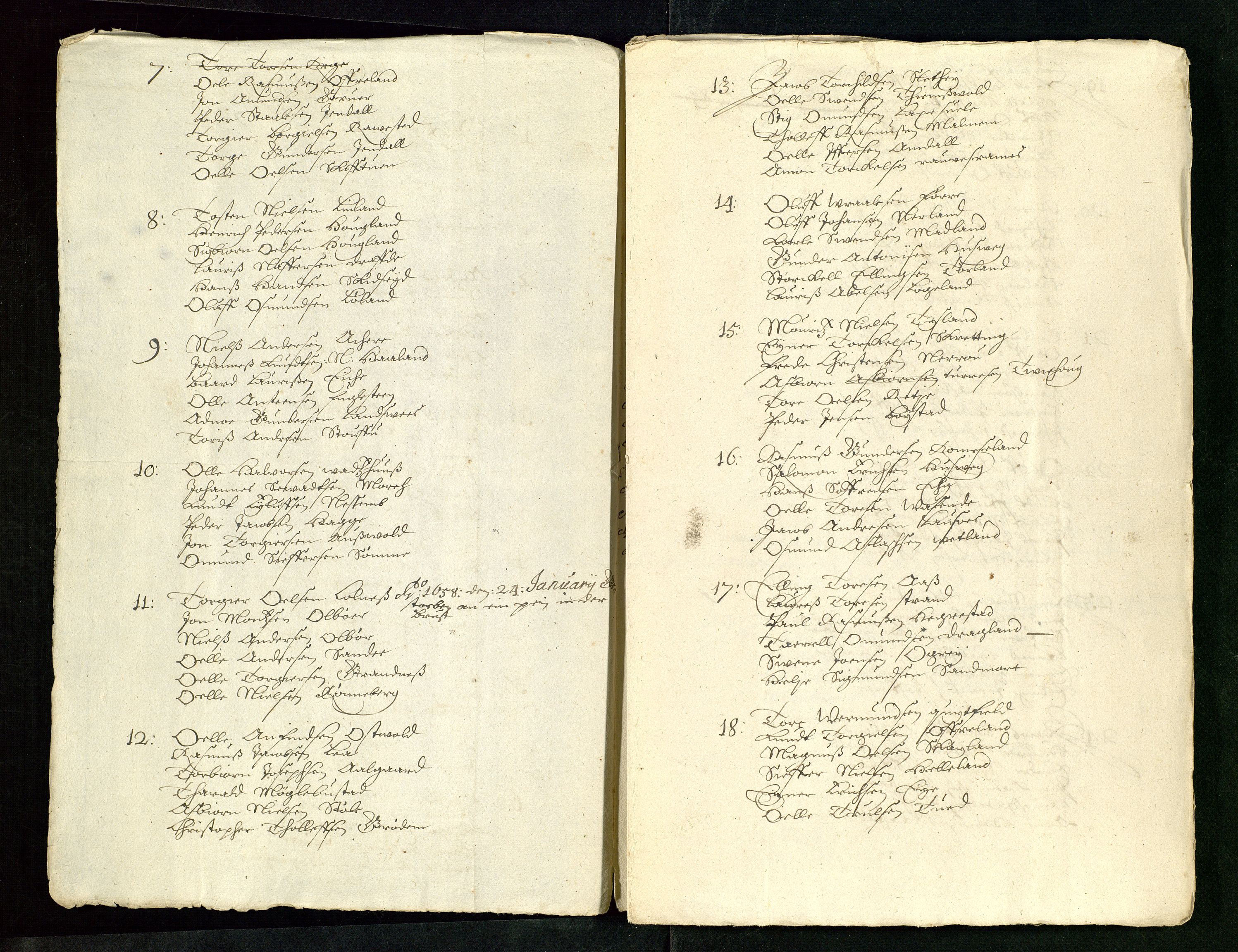 Stavanger len, AV/SAST-A-101870/Ob/L0025: Diverse, 1644-1661, p. 212