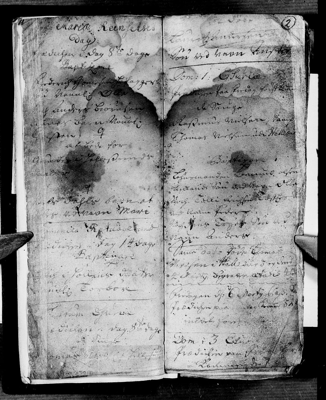 Søgne sokneprestkontor, SAK/1111-0037/F/Fa/Fab/L0001: Parish register (official) no. A 1, 1716-1740, p. 2
