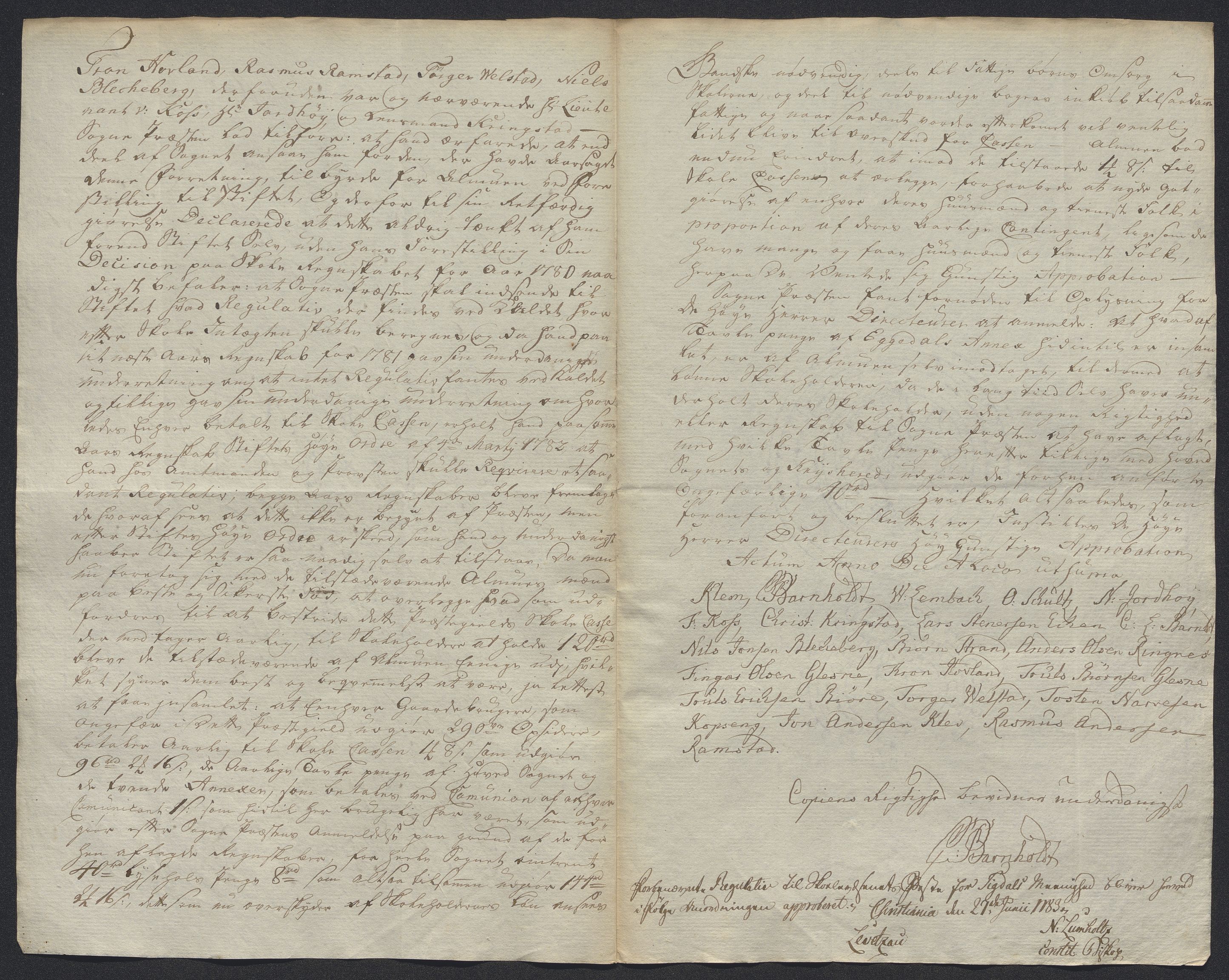 Kristiania tukthus, AV/SAO-A-10644/A/Ad/Adc/L0001: Innkomne skriv, 1740-1789, p. 270