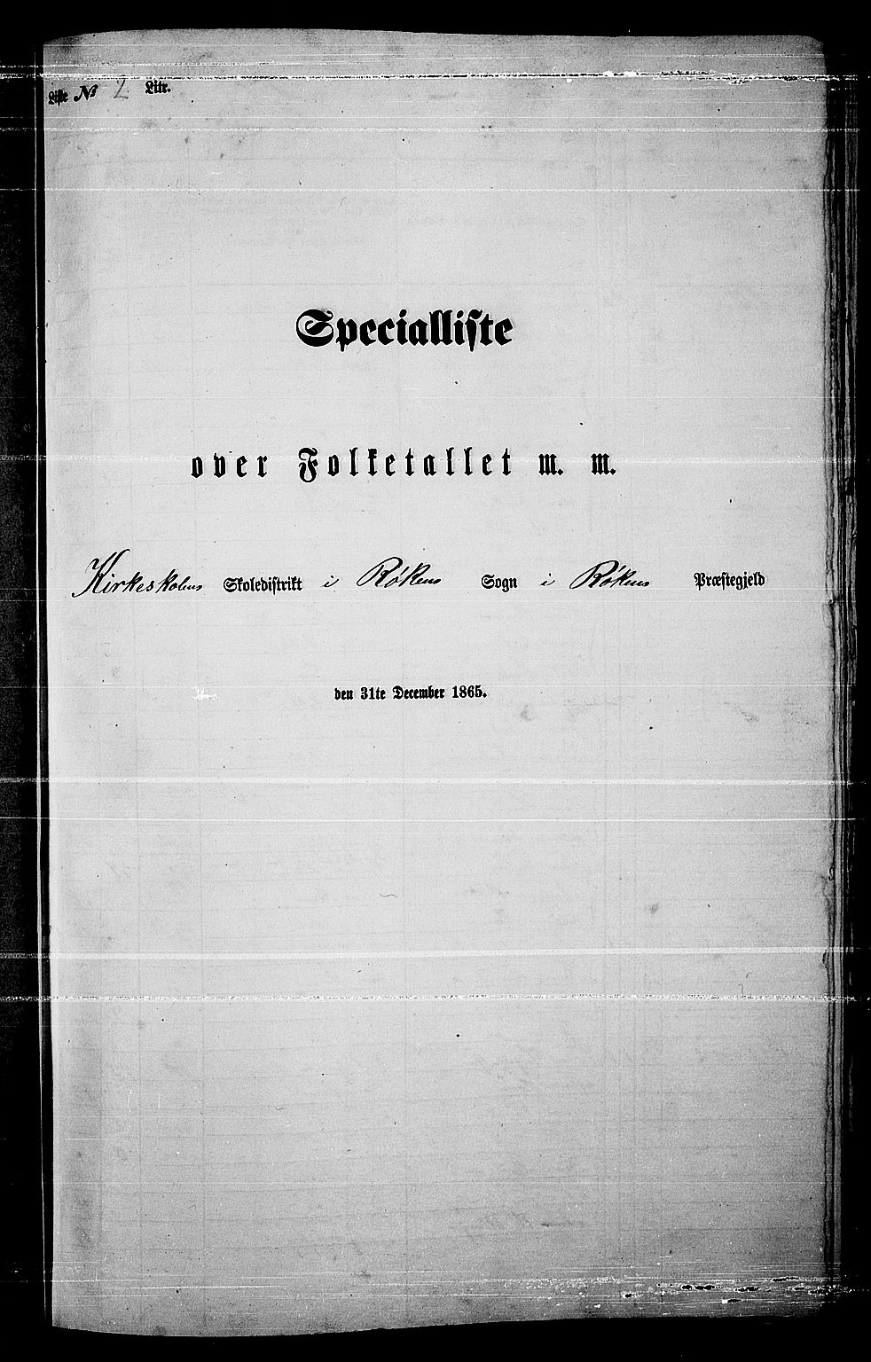 RA, 1865 census for Røyken, 1865, p. 36