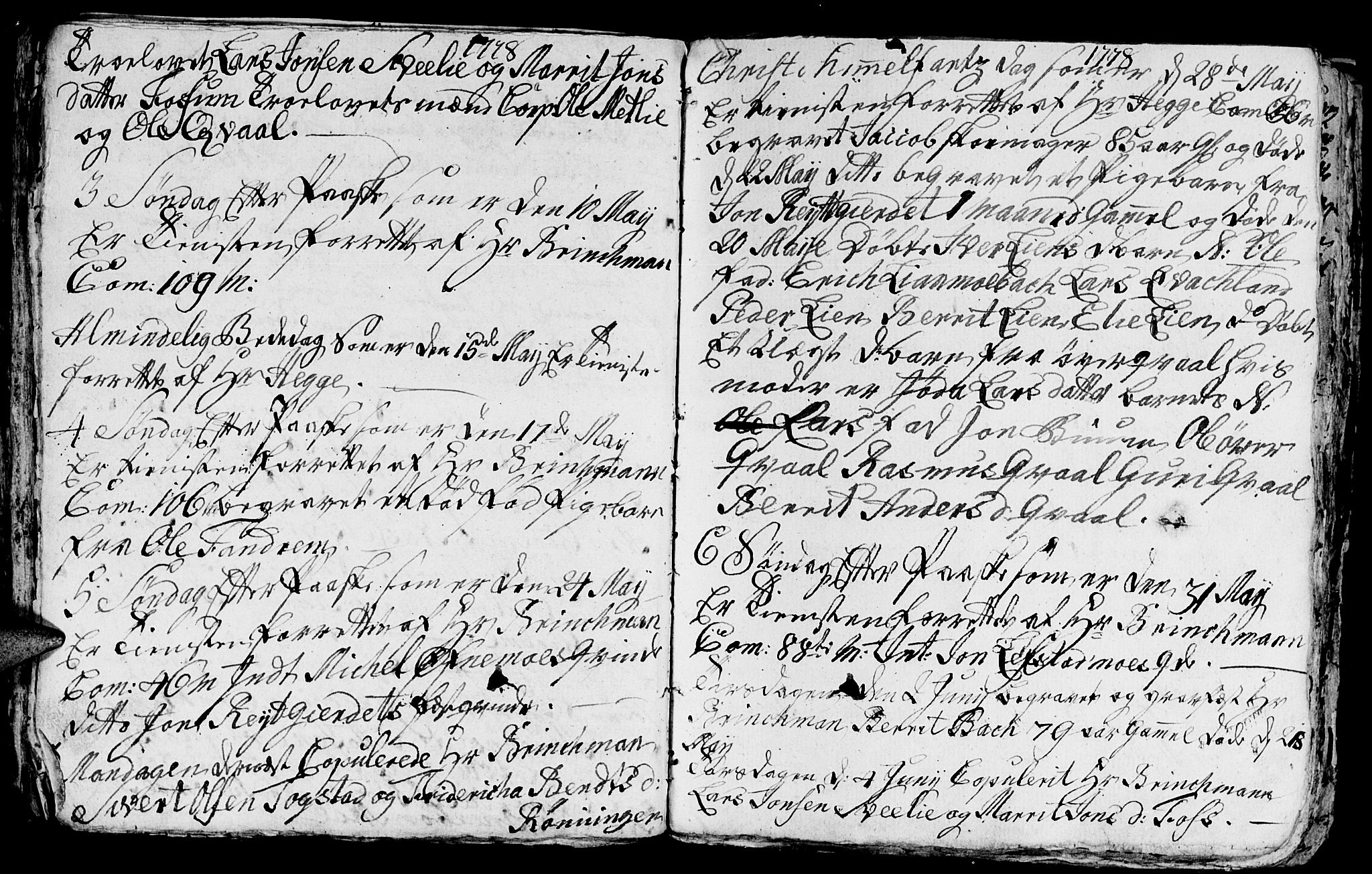 Ministerialprotokoller, klokkerbøker og fødselsregistre - Sør-Trøndelag, AV/SAT-A-1456/668/L0814: Parish register (copy) no. 668C03, 1766-1789