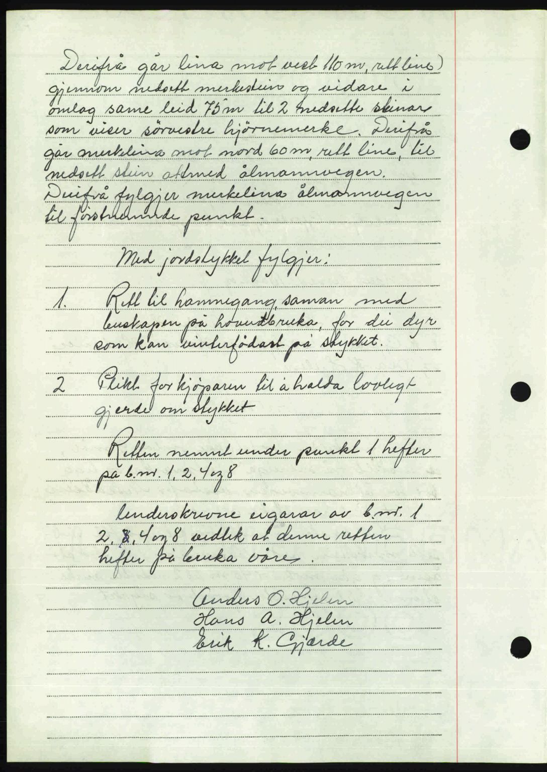 Nordmøre sorenskriveri, AV/SAT-A-4132/1/2/2Ca: Mortgage book no. A106, 1947-1947, Diary no: : 2261/1947