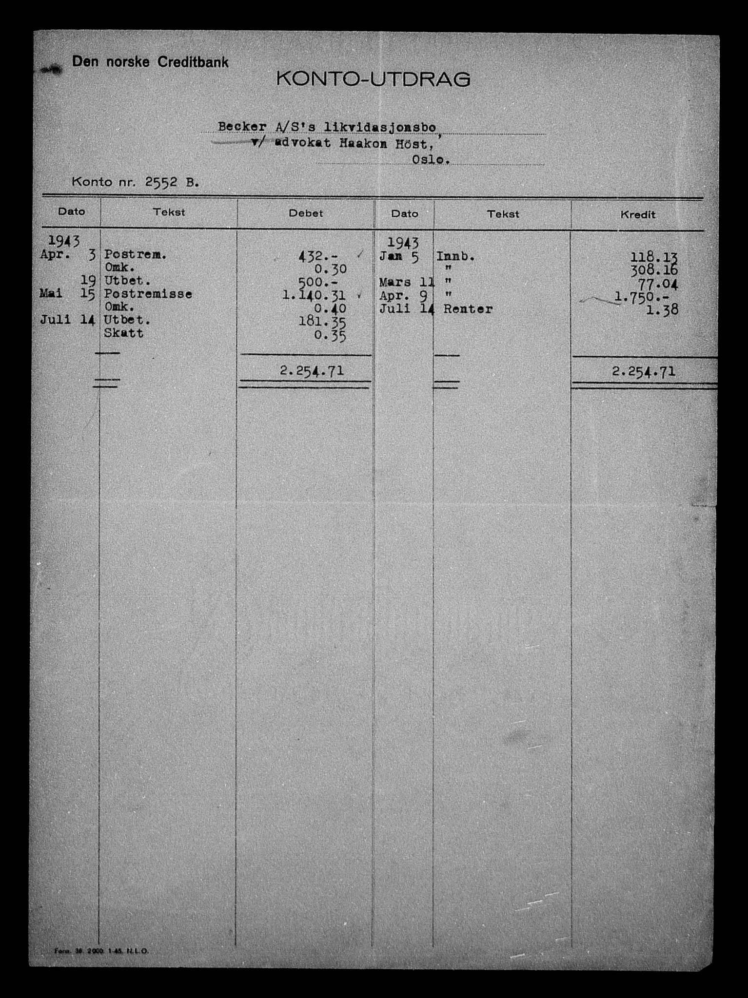 Justisdepartementet, Tilbakeføringskontoret for inndratte formuer, AV/RA-S-1564/H/Hc/Hcc/L0919: --, 1945-1947, p. 324