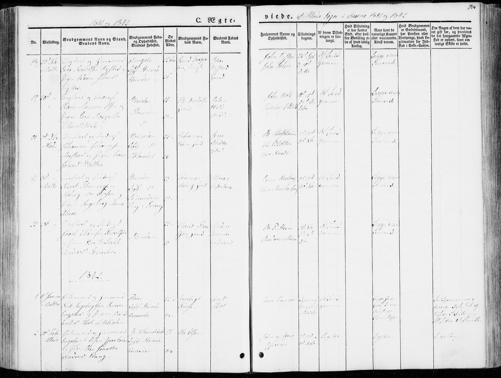 Ministerialprotokoller, klokkerbøker og fødselsregistre - Sør-Trøndelag, SAT/A-1456/606/L0290: Parish register (official) no. 606A05, 1841-1847, p. 238