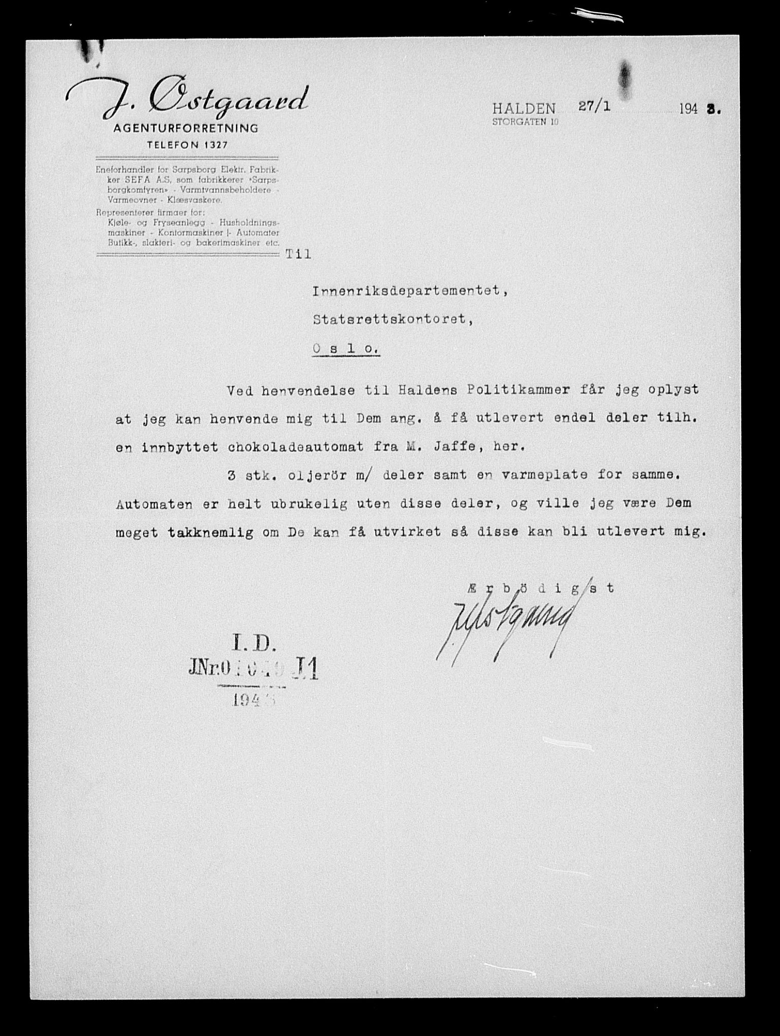 Justisdepartementet, Tilbakeføringskontoret for inndratte formuer, AV/RA-S-1564/H/Hc/Hcd/L1000: --, 1945-1947, p. 586