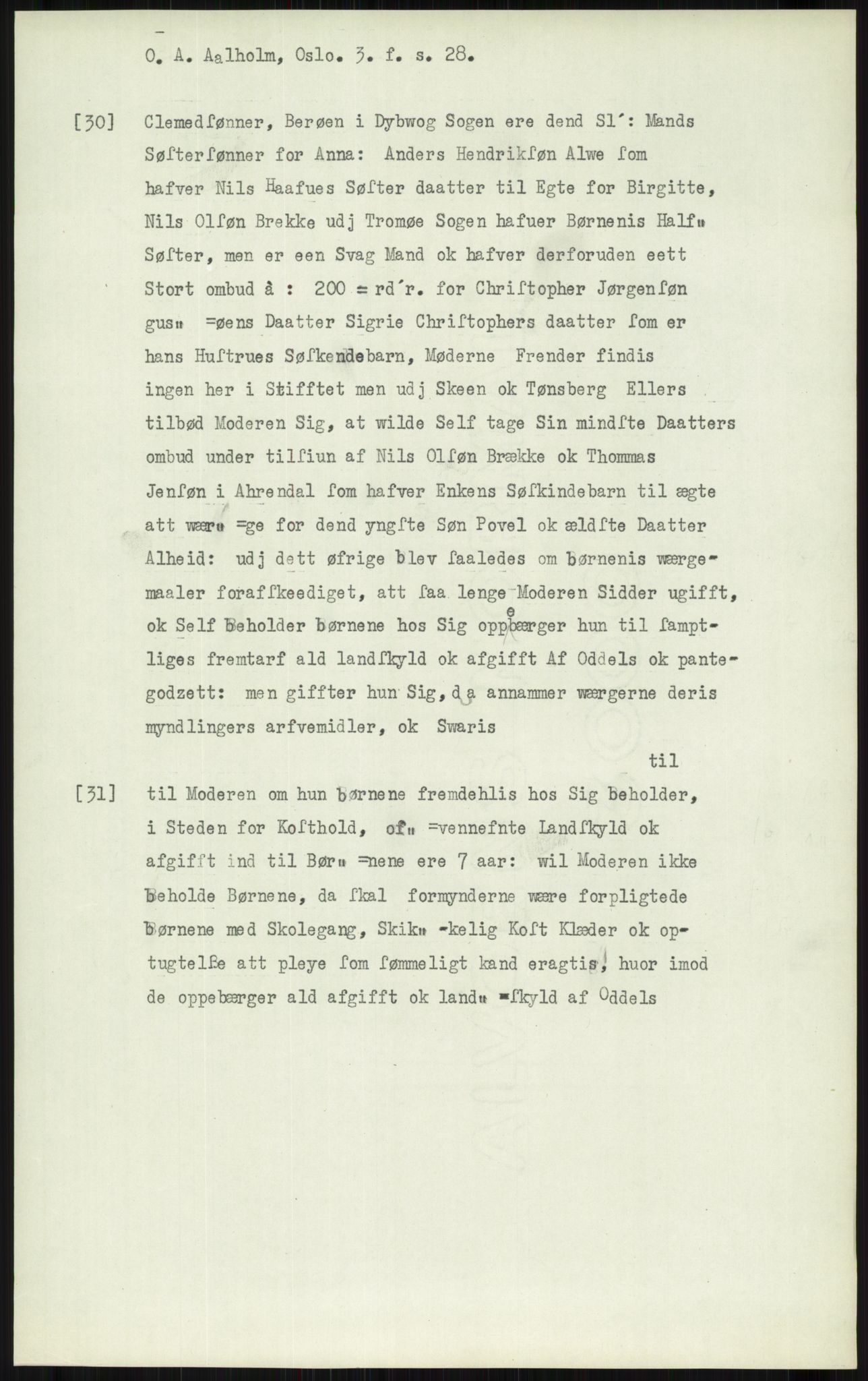 Samlinger til kildeutgivelse, Diplomavskriftsamlingen, AV/RA-EA-4053/H/Ha, p. 91