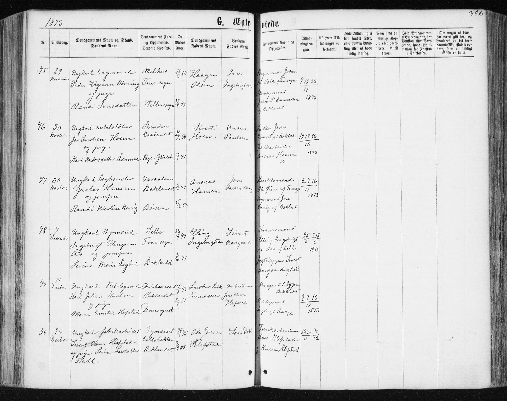 Ministerialprotokoller, klokkerbøker og fødselsregistre - Sør-Trøndelag, SAT/A-1456/604/L0186: Parish register (official) no. 604A07, 1866-1877, p. 362