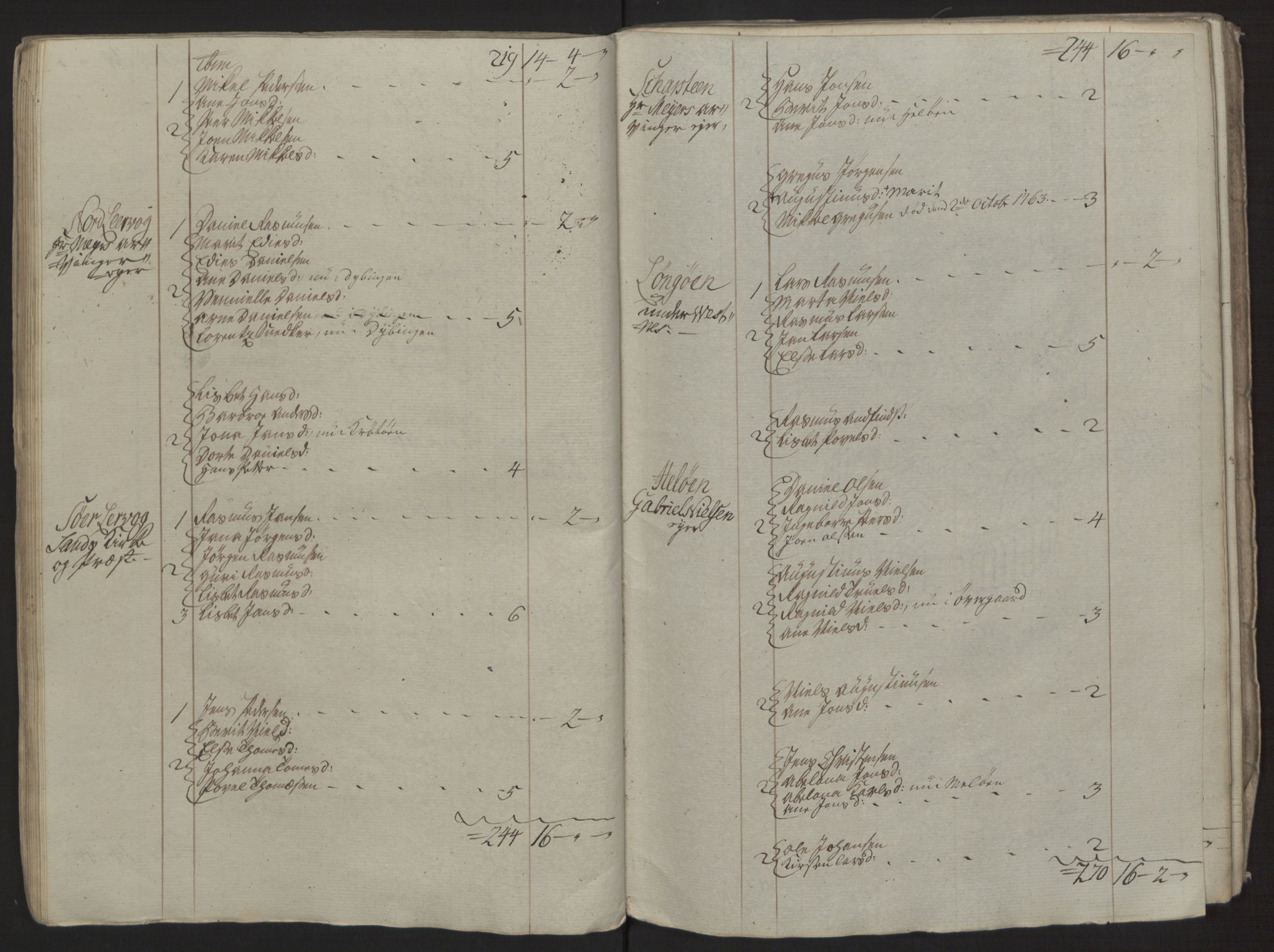 Rentekammeret inntil 1814, Reviderte regnskaper, Fogderegnskap, AV/RA-EA-4092/R68/L4845: Ekstraskatten Senja og Troms, 1762-1765, p. 284