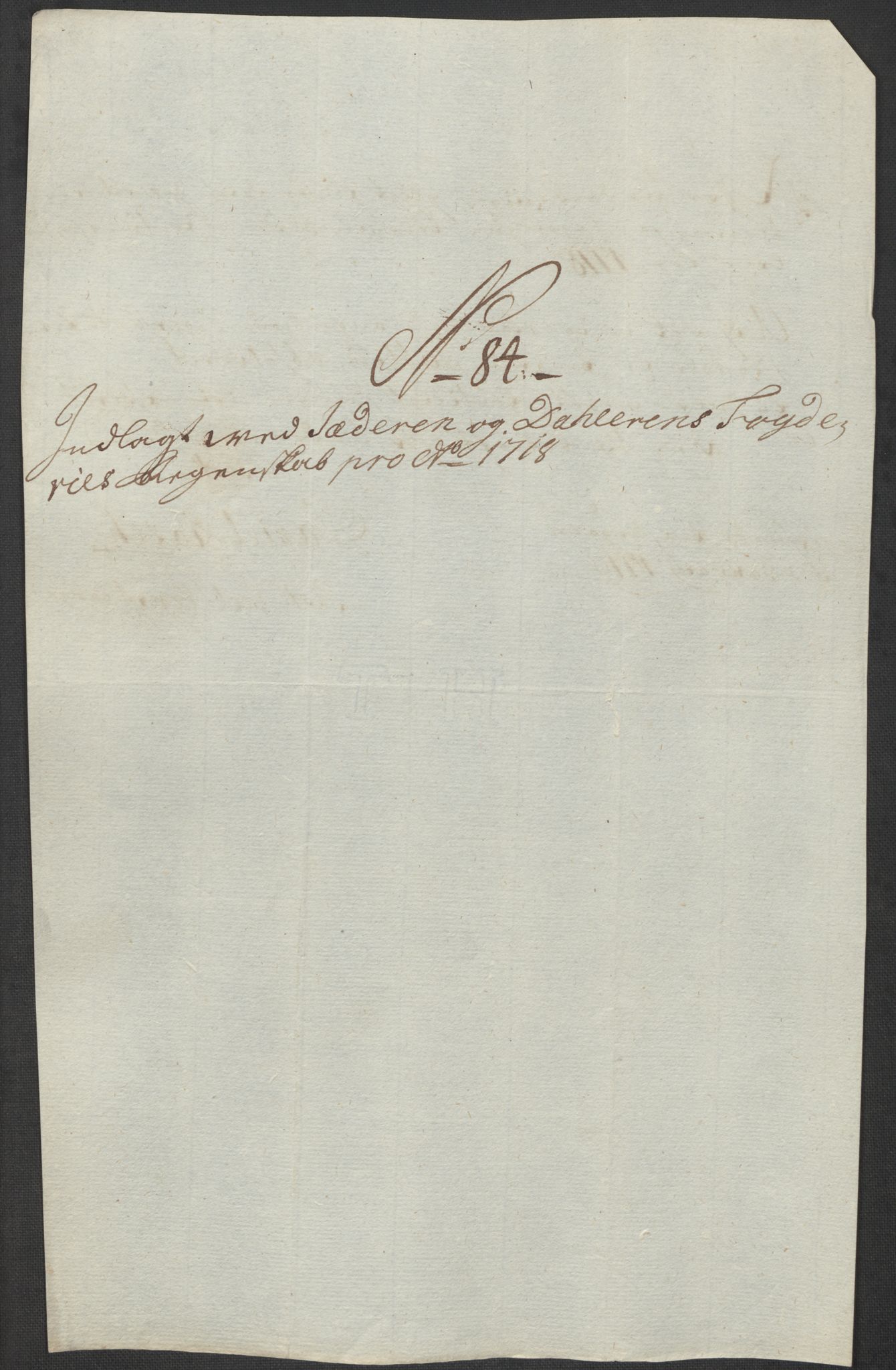 Rentekammeret inntil 1814, Reviderte regnskaper, Fogderegnskap, AV/RA-EA-4092/R46/L2743: Fogderegnskap Jæren og Dalane, 1718, p. 327