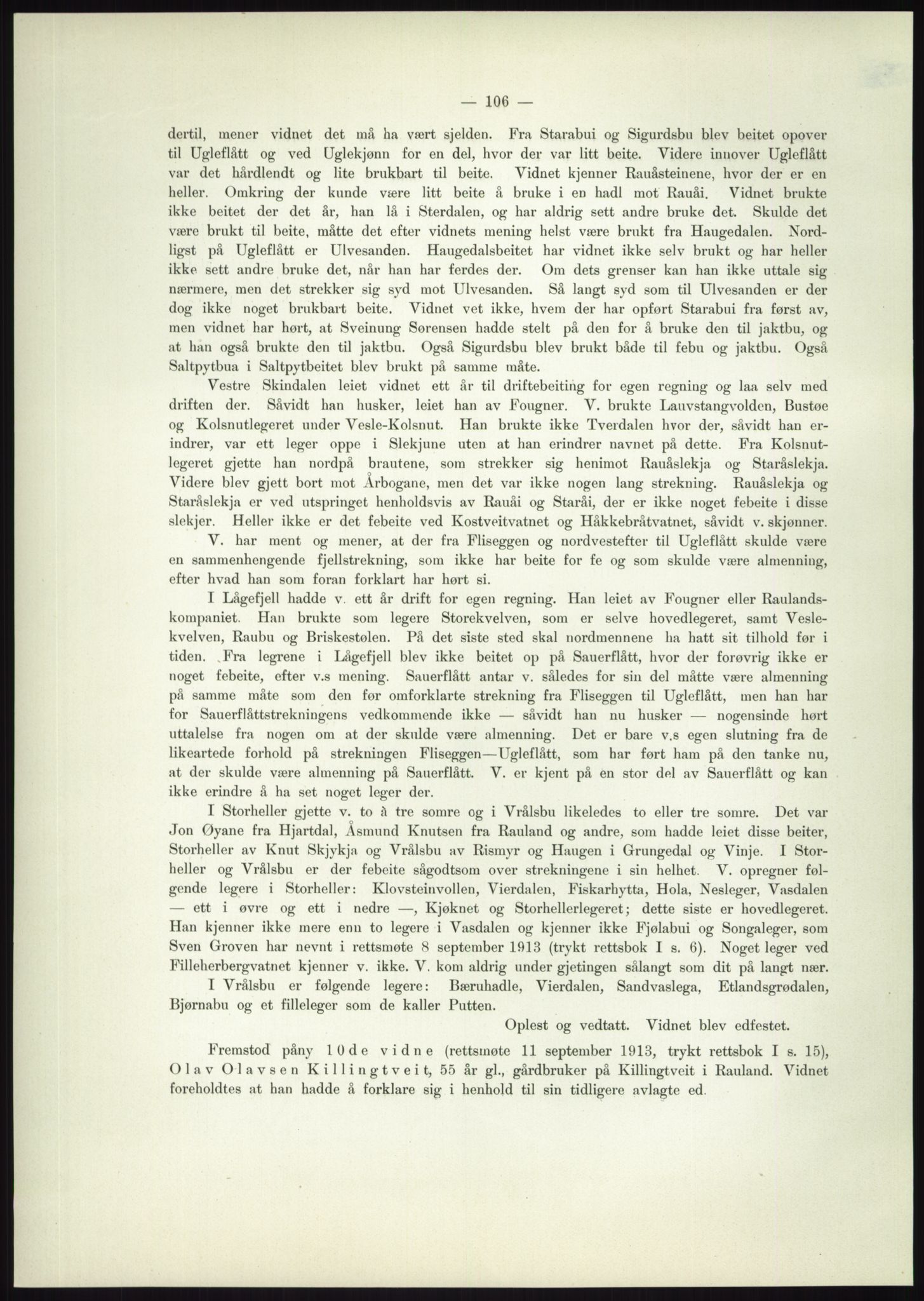 Høyfjellskommisjonen, AV/RA-S-1546/X/Xa/L0001: Nr. 1-33, 1909-1953, p. 1693