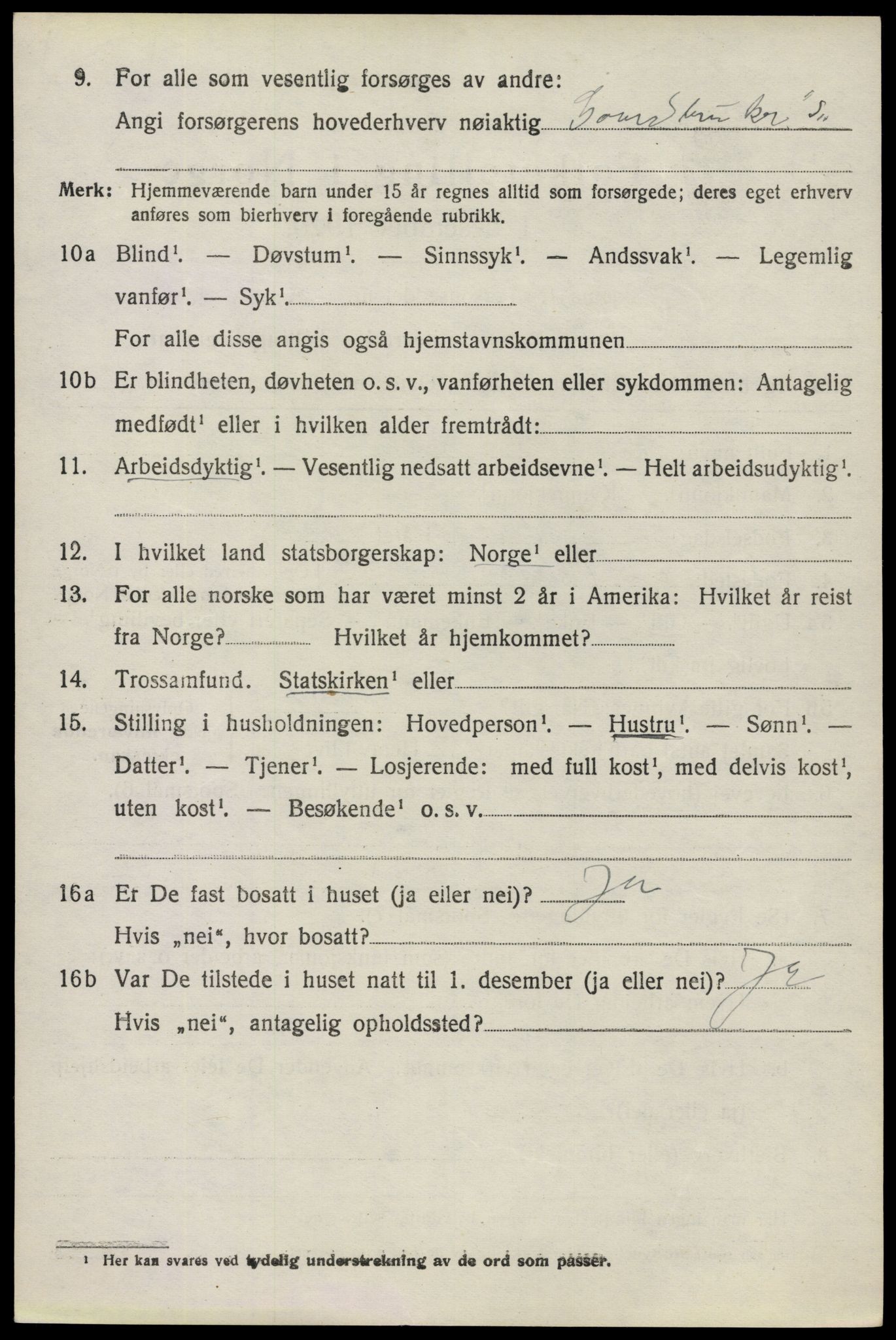 SAO, 1920 census for Rakkestad, 1920, p. 3366