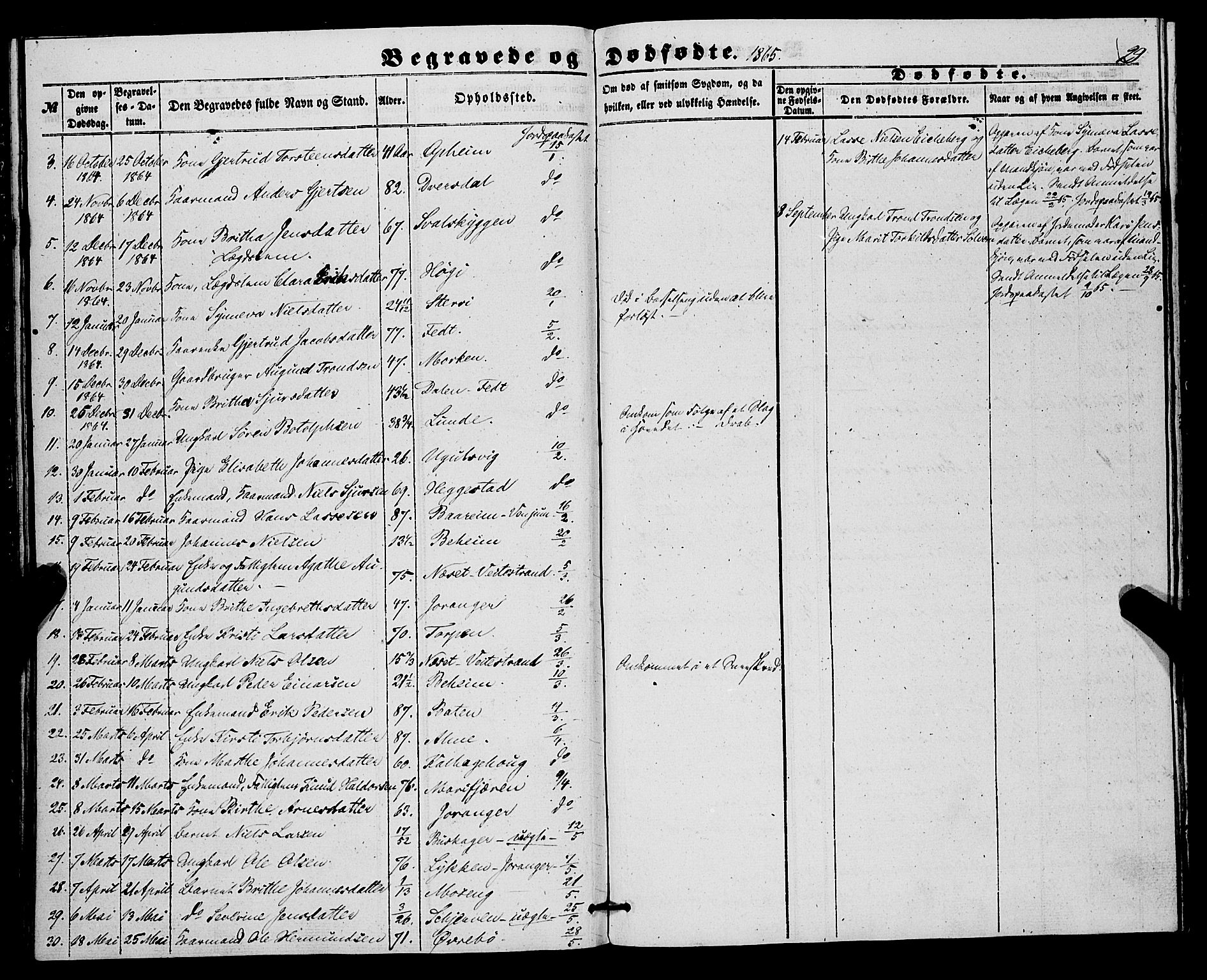 Hafslo sokneprestembete, AV/SAB-A-80301/H/Haa/Haaa/L0010: Parish register (official) no. A 10, 1853-1876, p. 29