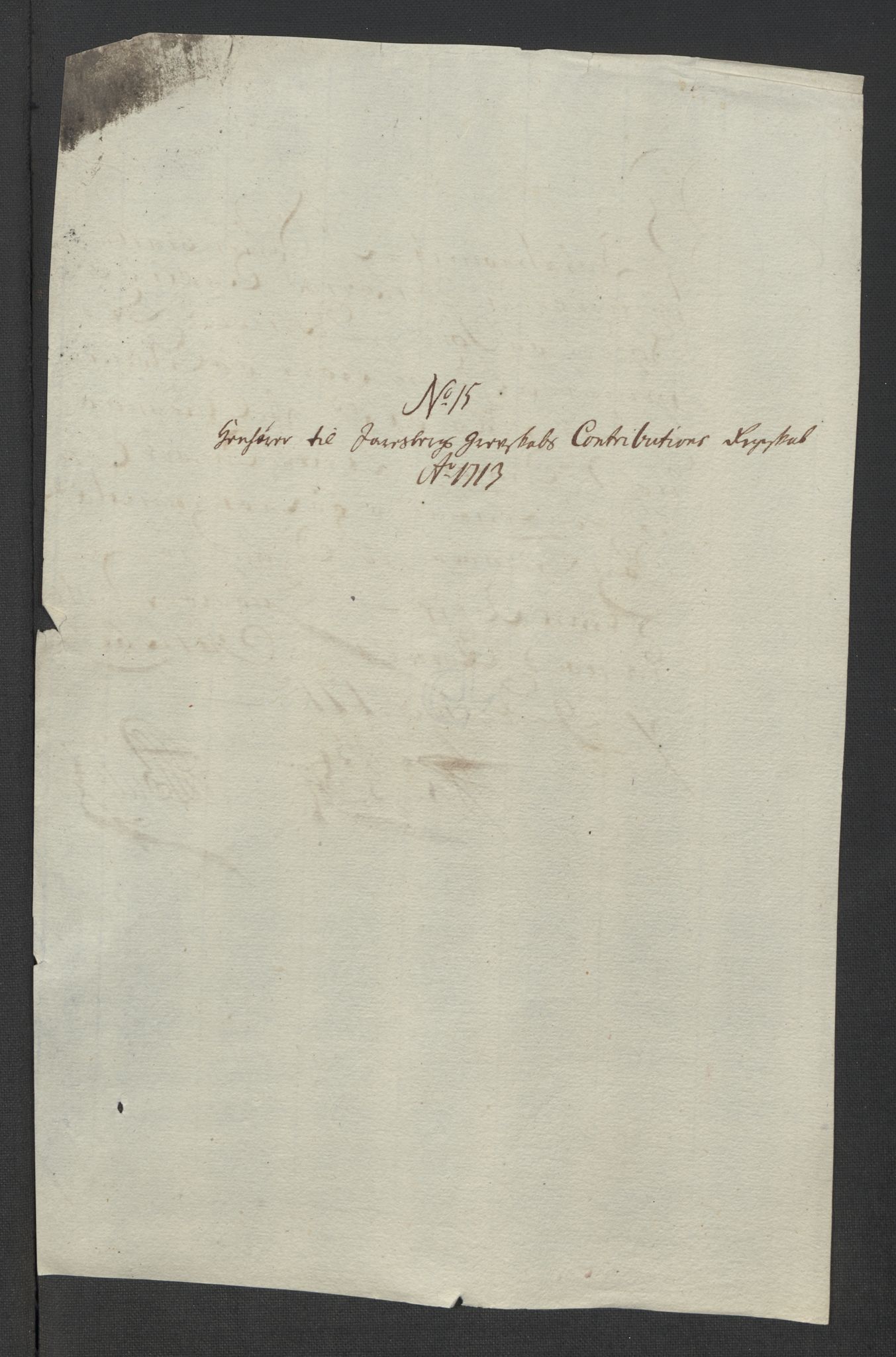Rentekammeret inntil 1814, Reviderte regnskaper, Fogderegnskap, RA/EA-4092/R32/L1878: Fogderegnskap Jarlsberg grevskap, 1713, p. 244