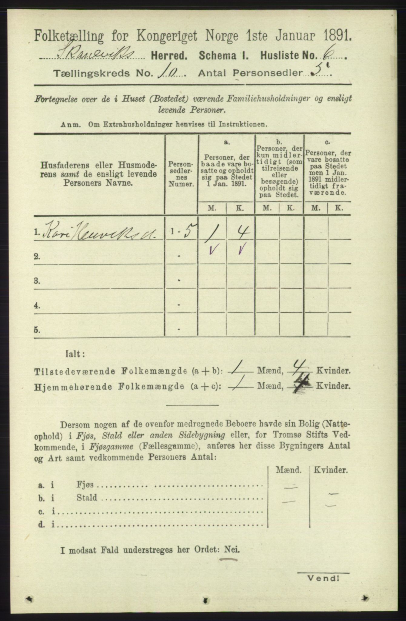 RA, 1891 census for 1212 Skånevik, 1891, p. 2869