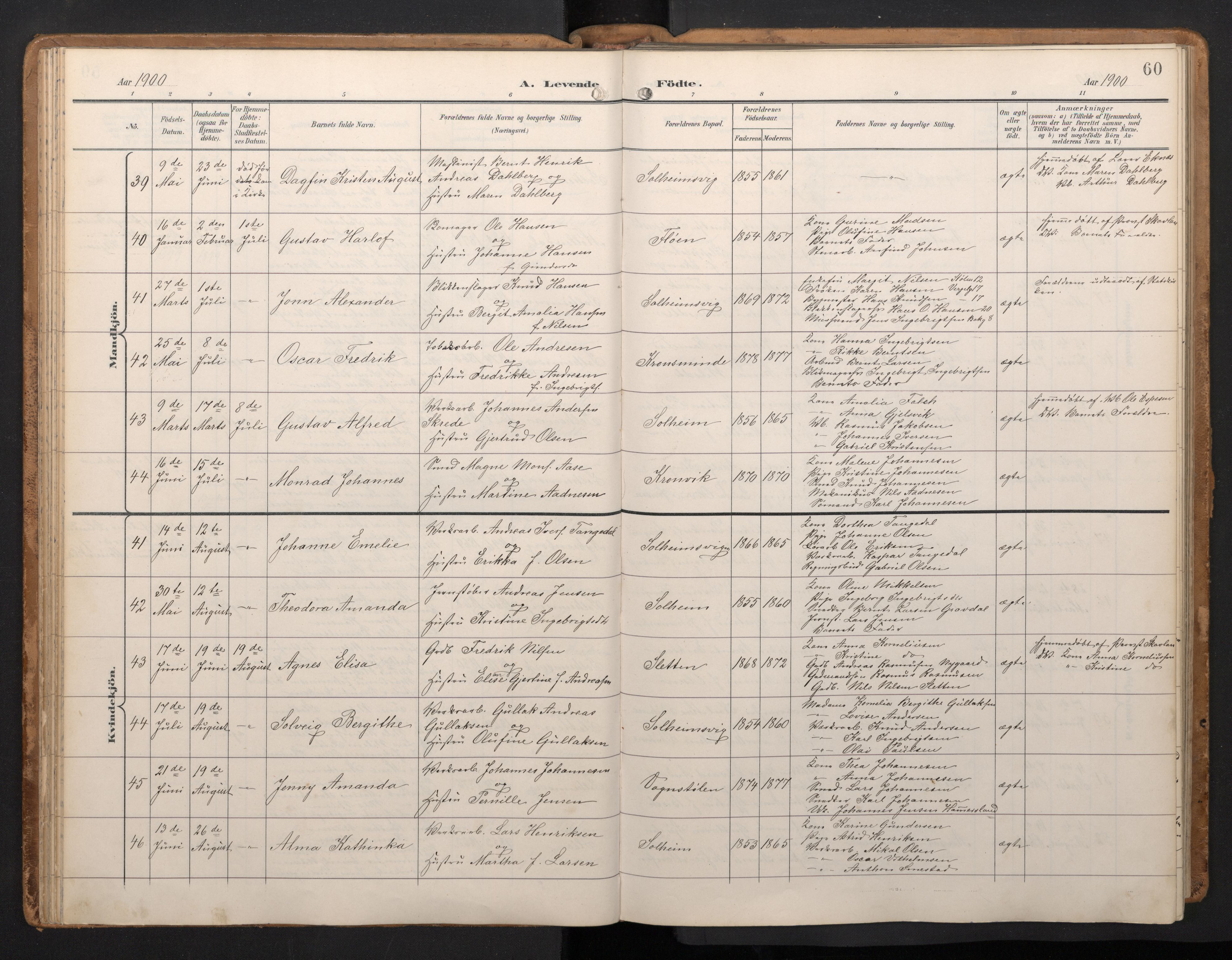 Årstad Sokneprestembete, SAB/A-79301/H/Hab/L0002: Parish register (copy) no. A 2, 1896-1912, p. 59b-60a