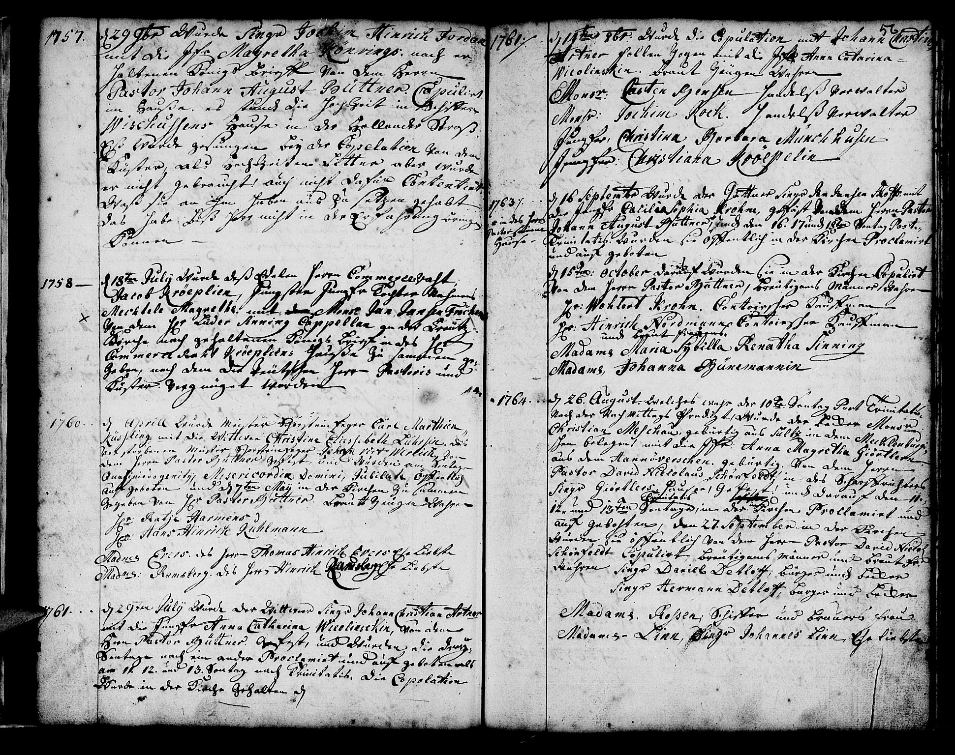 Mariakirken Sokneprestembete, SAB/A-76901/H/Haa/L0001: Parish register (official) no. A 1, 1740-1784, p. 56