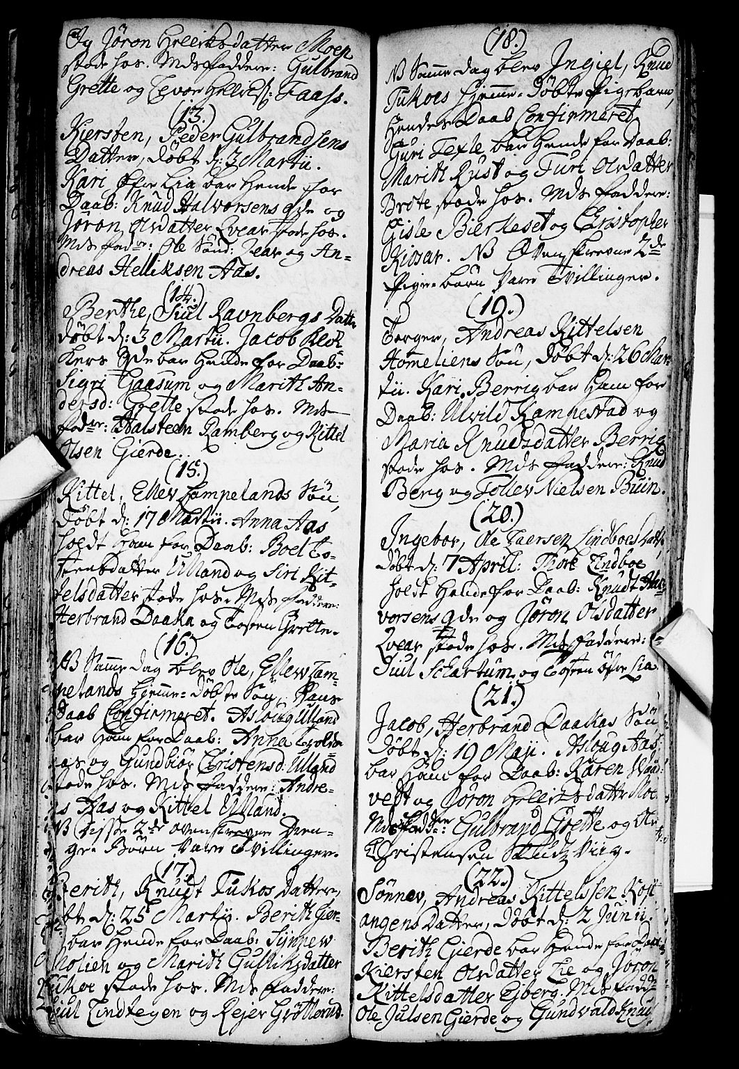 Flesberg kirkebøker, AV/SAKO-A-18/F/Fa/L0002: Parish register (official) no. I 2, 1726-1747