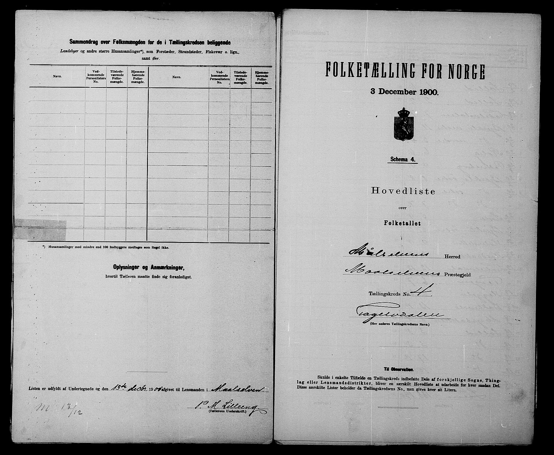 SATØ, 1900 census for Målselv, 1900, p. 10