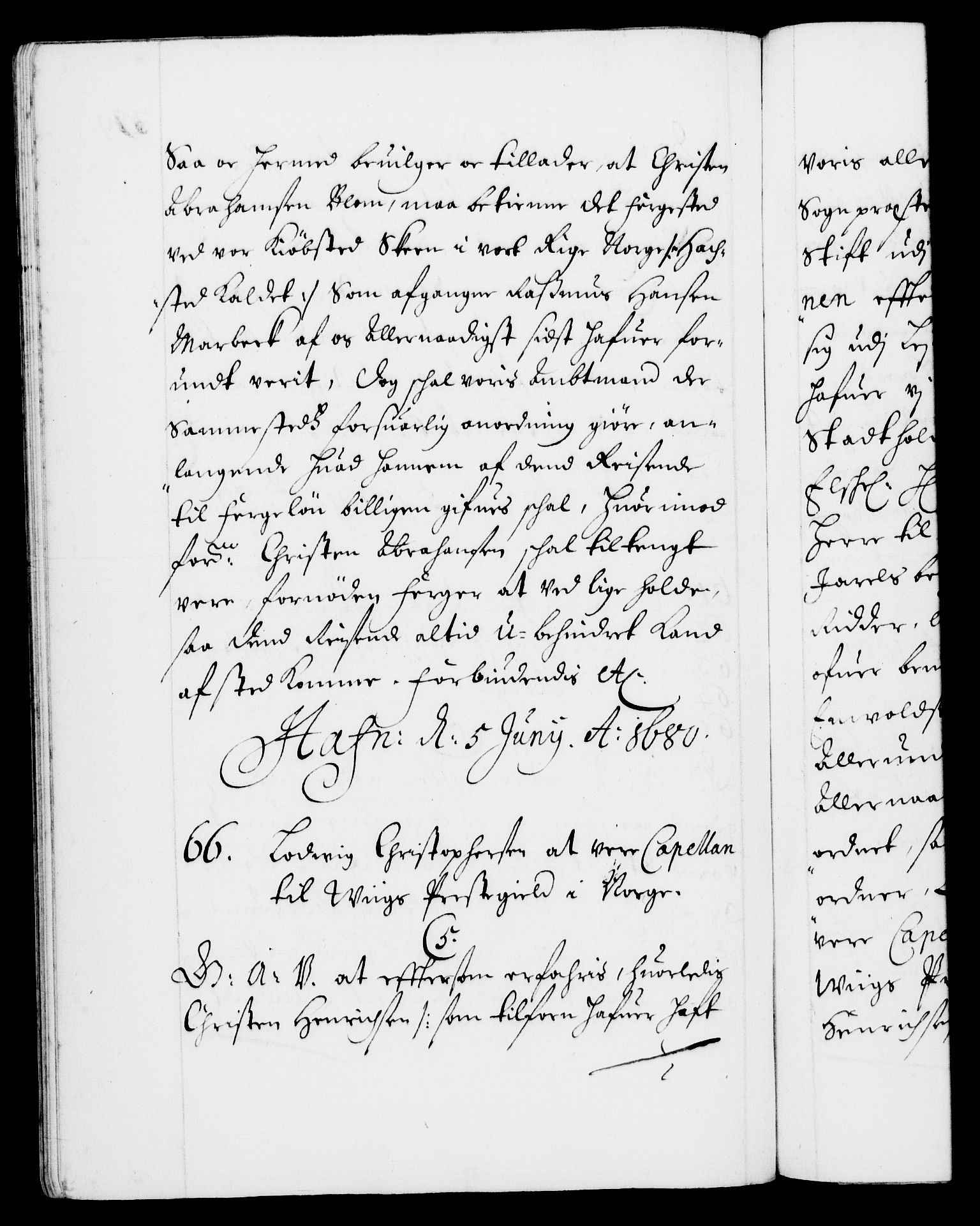 Danske Kanselli 1572-1799, RA/EA-3023/F/Fc/Fca/Fcaa/L0012: Norske registre (mikrofilm), 1674-1680, p. 399b