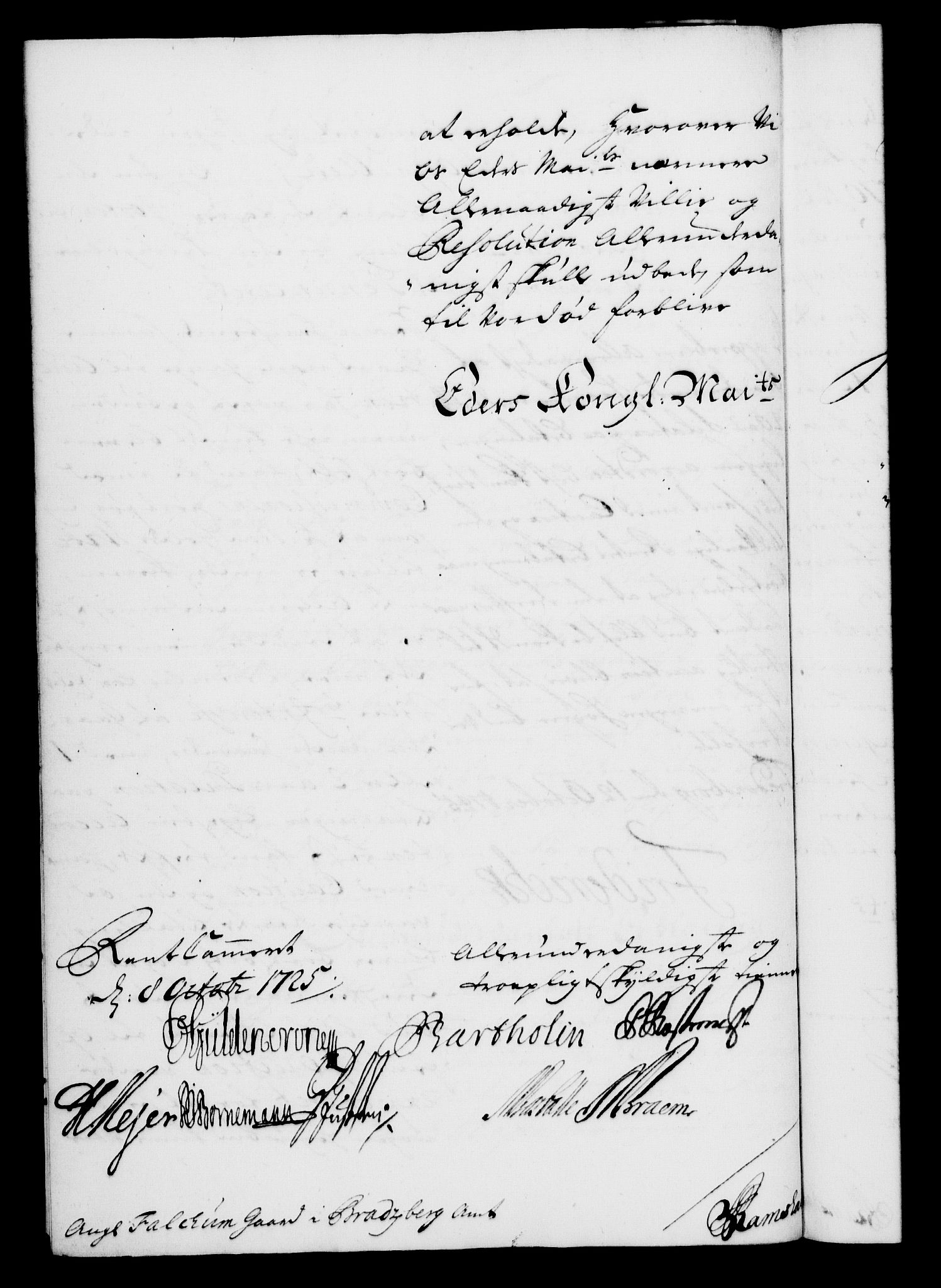 Rentekammeret, Kammerkanselliet, RA/EA-3111/G/Gf/Gfa/L0008: Norsk relasjons- og resolusjonsprotokoll (merket RK 52.8), 1725, p. 847