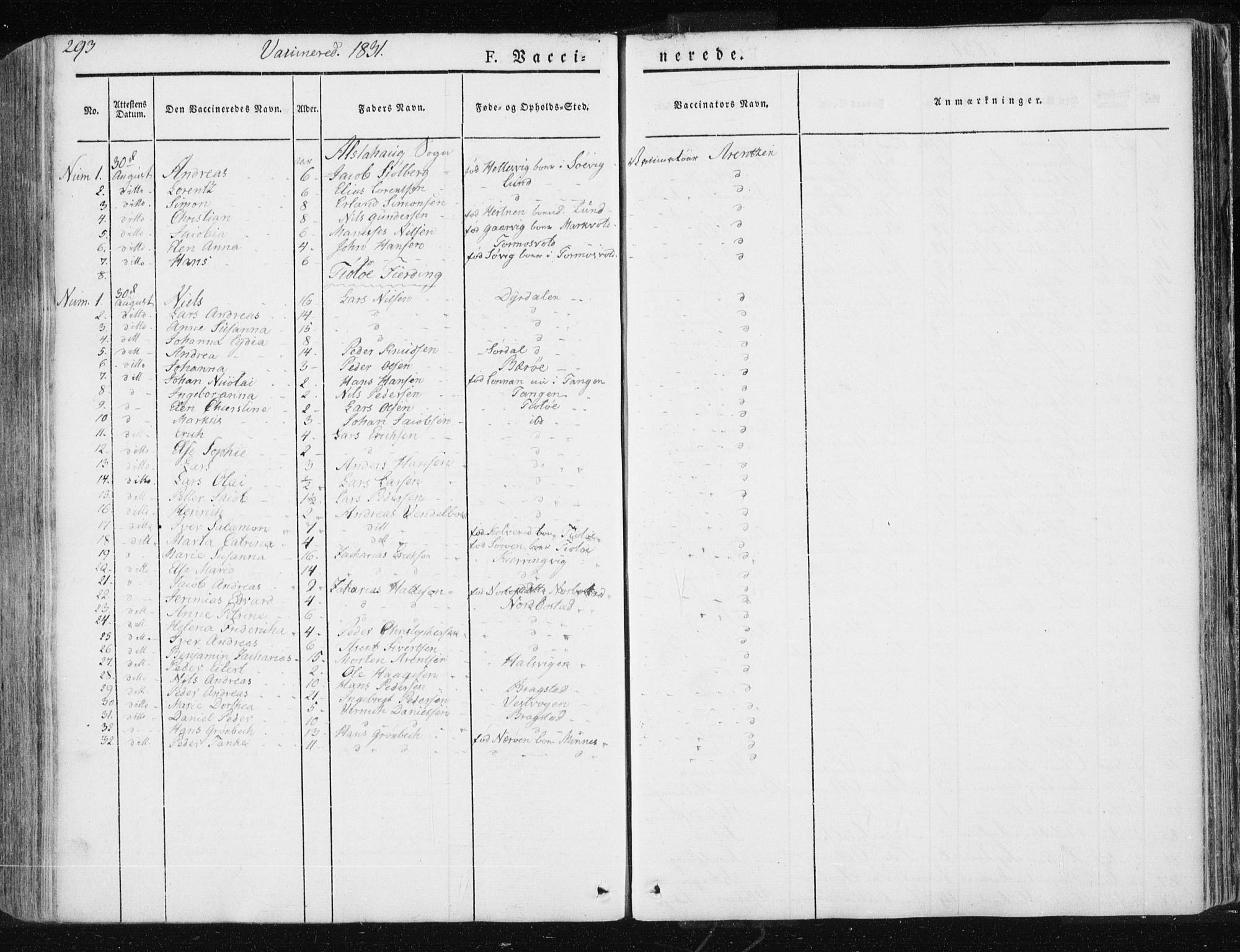 Ministerialprotokoller, klokkerbøker og fødselsregistre - Nordland, AV/SAT-A-1459/830/L0447: Parish register (official) no. 830A11, 1831-1854, p. 293