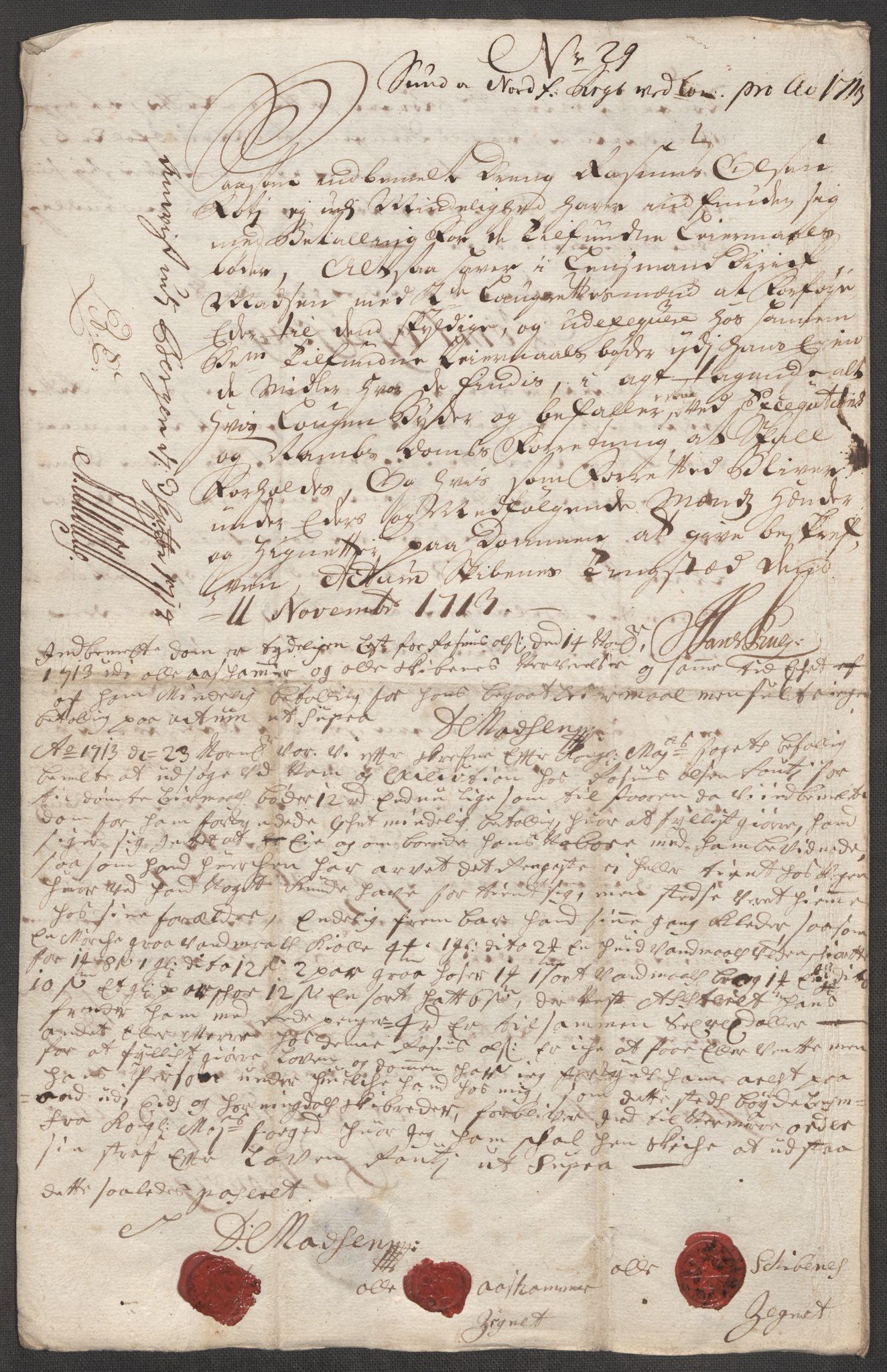 Rentekammeret inntil 1814, Reviderte regnskaper, Fogderegnskap, AV/RA-EA-4092/R53/L3437: Fogderegnskap Sunn- og Nordfjord, 1713, p. 334