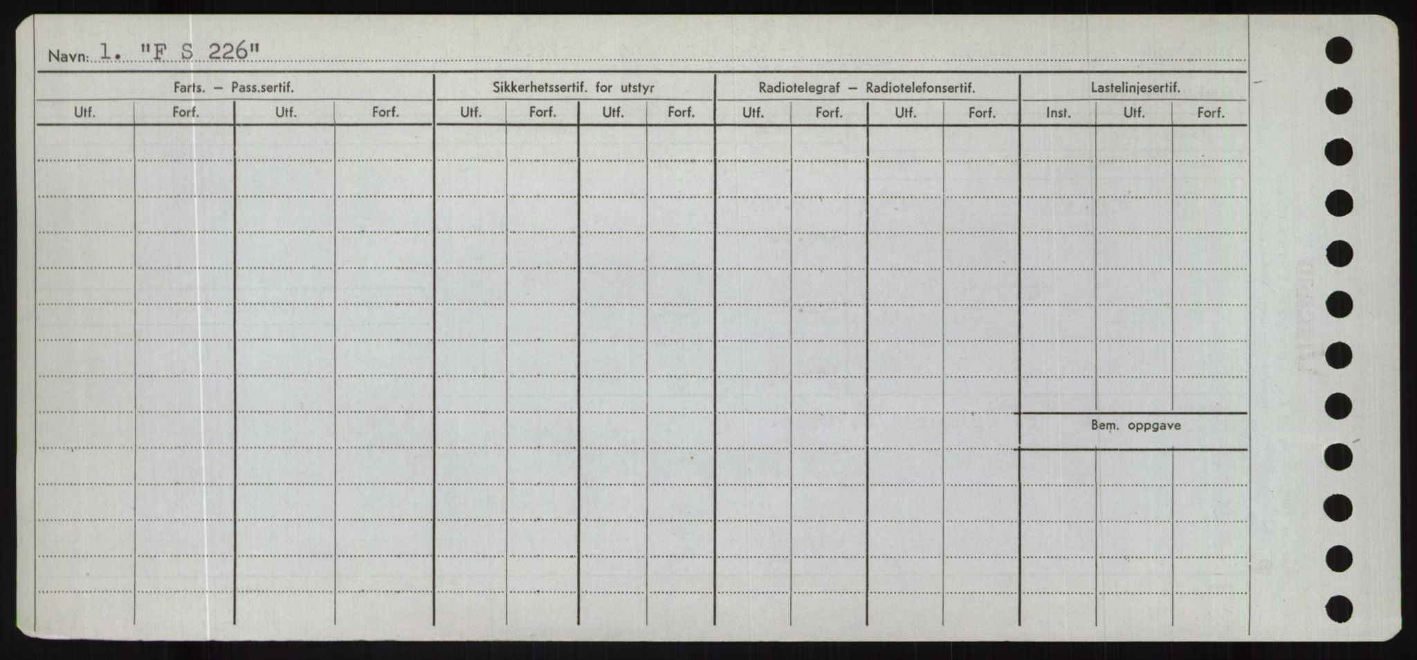 Sjøfartsdirektoratet med forløpere, Skipsmålingen, RA/S-1627/H/Hd/L0010: Fartøy, F-Fjø, p. 18