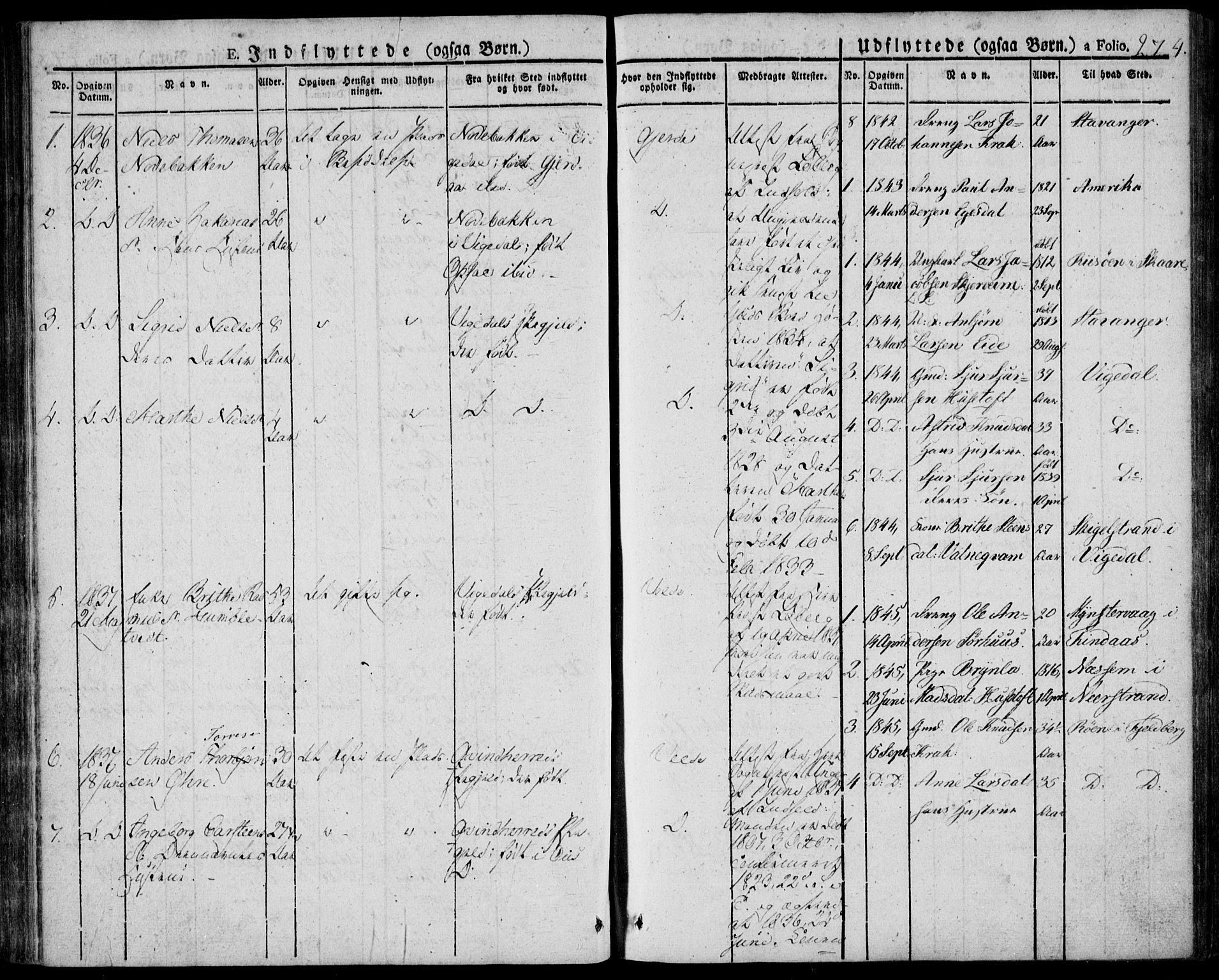 Skjold sokneprestkontor, AV/SAST-A-101847/H/Ha/Haa/L0005: Parish register (official) no. A 5, 1830-1856, p. 274