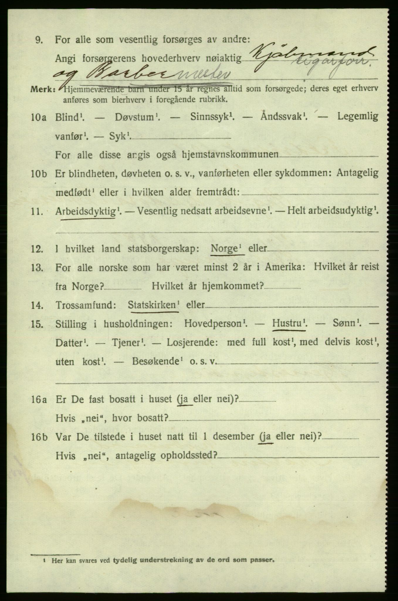 SAO, 1920 census for Fredrikshald, 1920, p. 19402