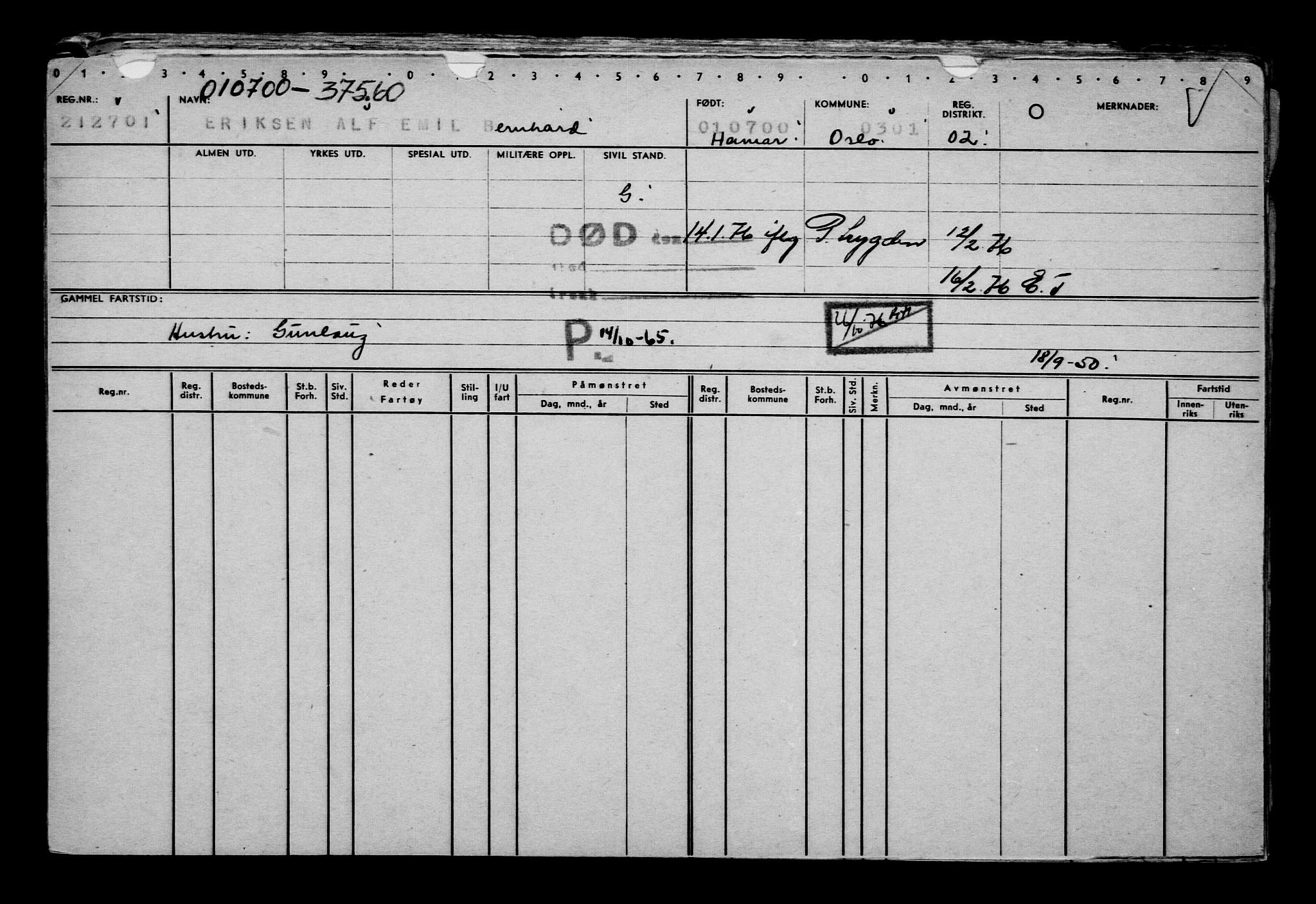 Direktoratet for sjømenn, AV/RA-S-3545/G/Gb/L0036: Hovedkort, 1900, p. 449