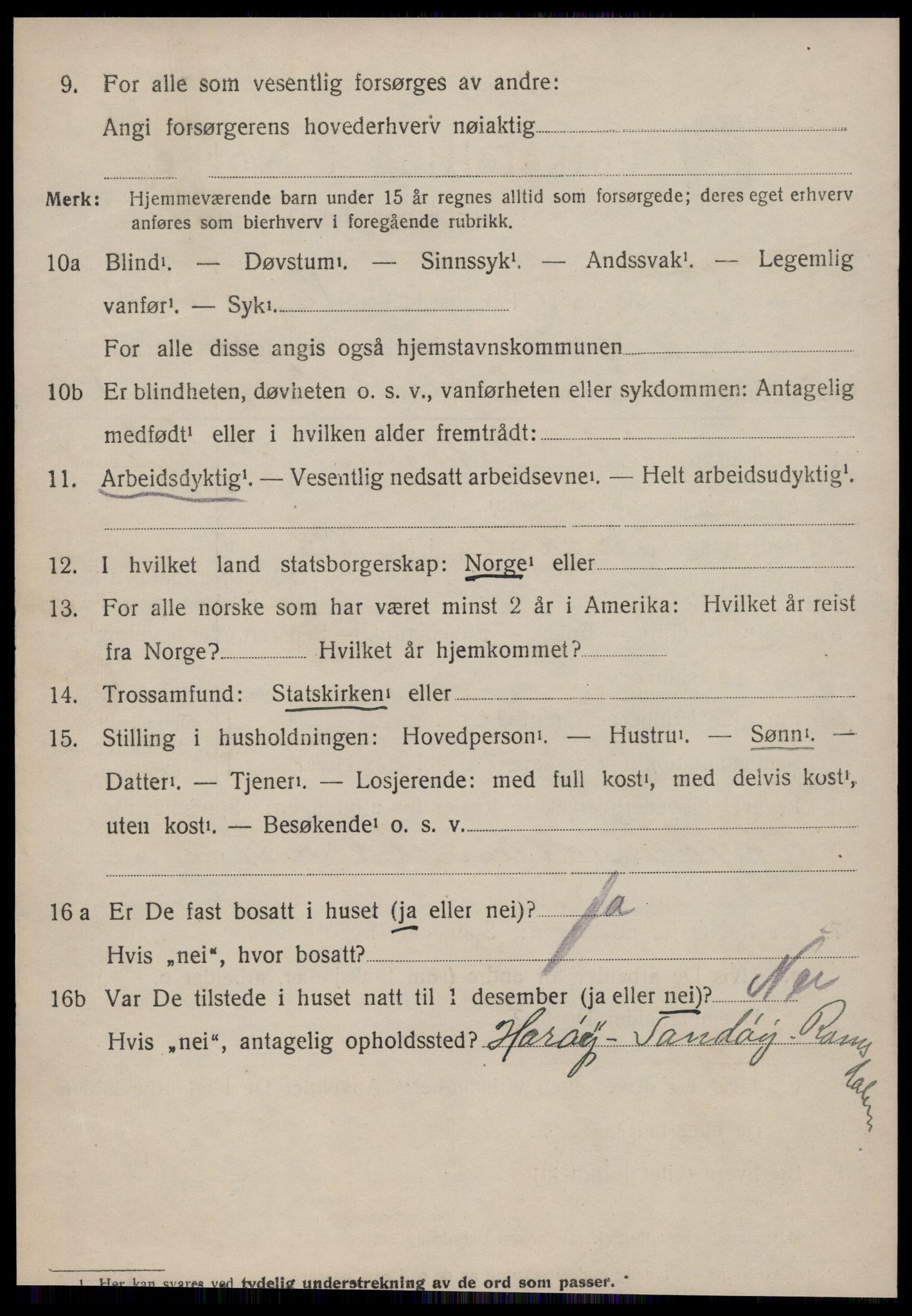 SAT, 1920 census for Vigra, 1920, p. 1771