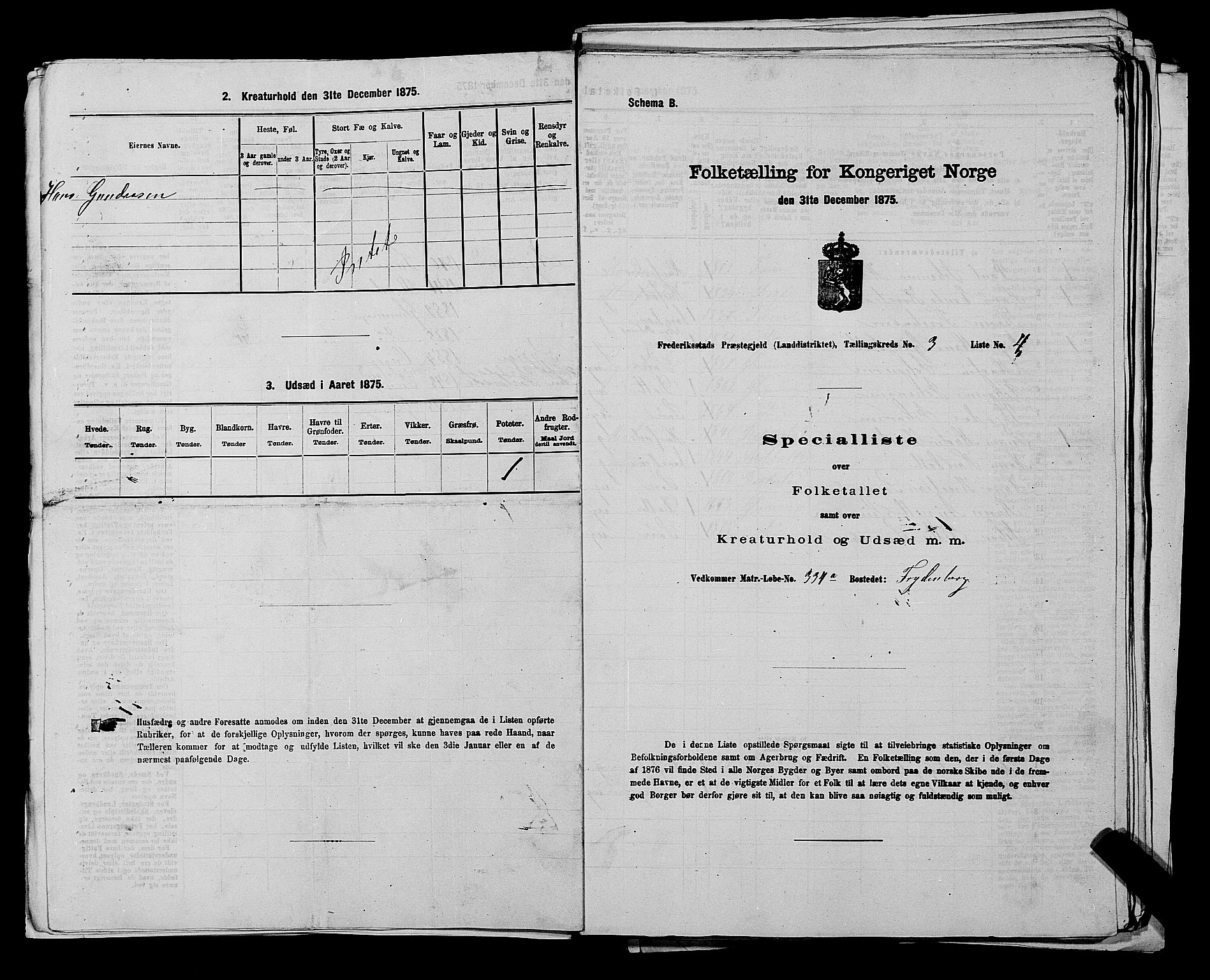 RA, 1875 census for 0132L Fredrikstad/Glemmen, 1875, p. 650