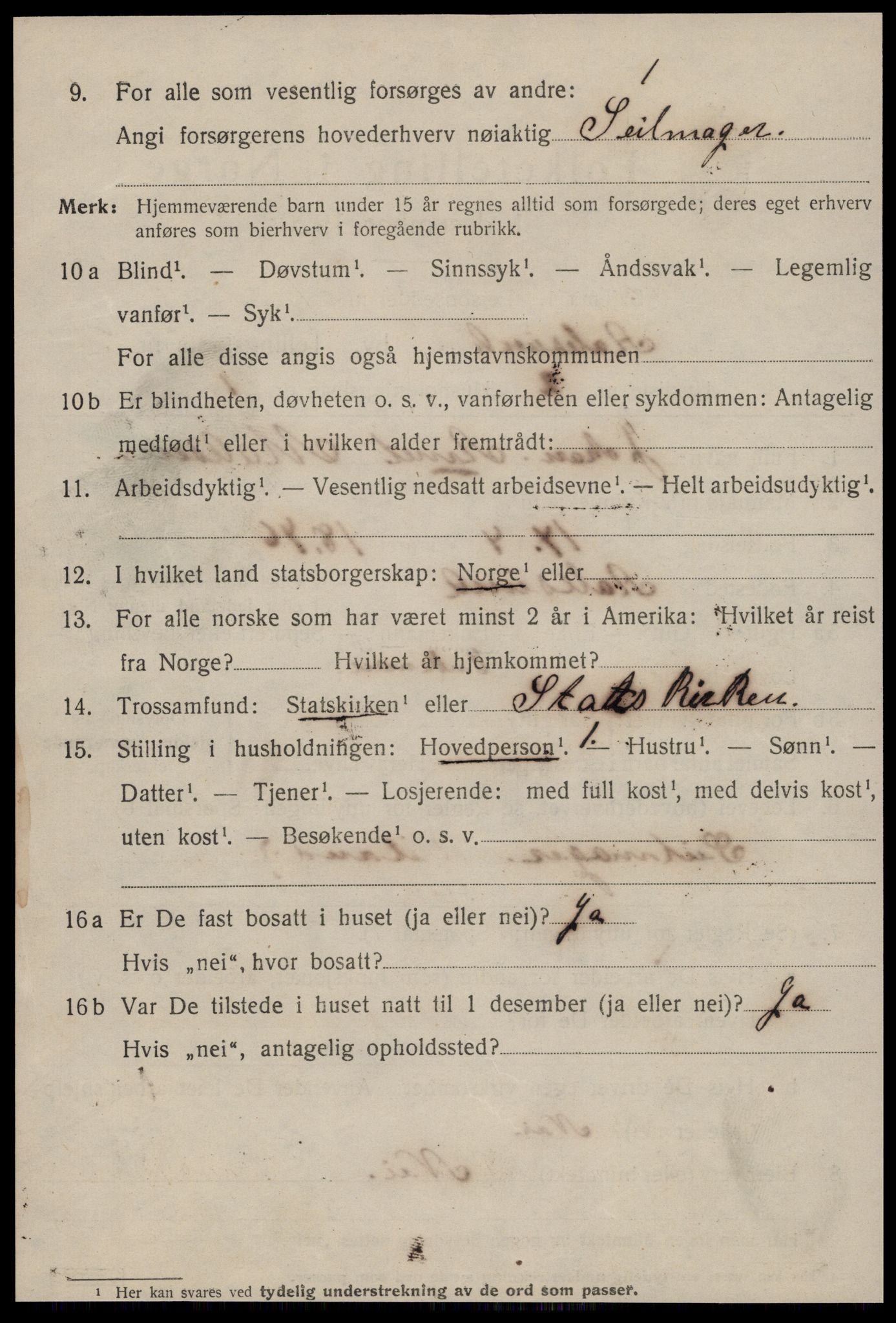 SAT, 1920 census for Ålesund, 1920, p. 26223