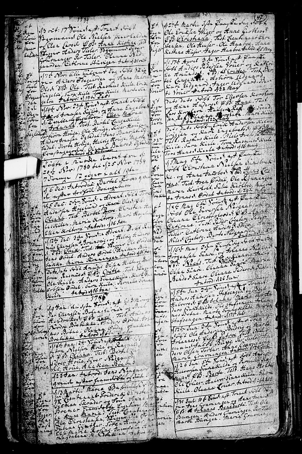 Hvaler prestekontor Kirkebøker, SAO/A-2001/F/Fa/L0003: Parish register (official) no. I 3, 1758-1796, p. 47