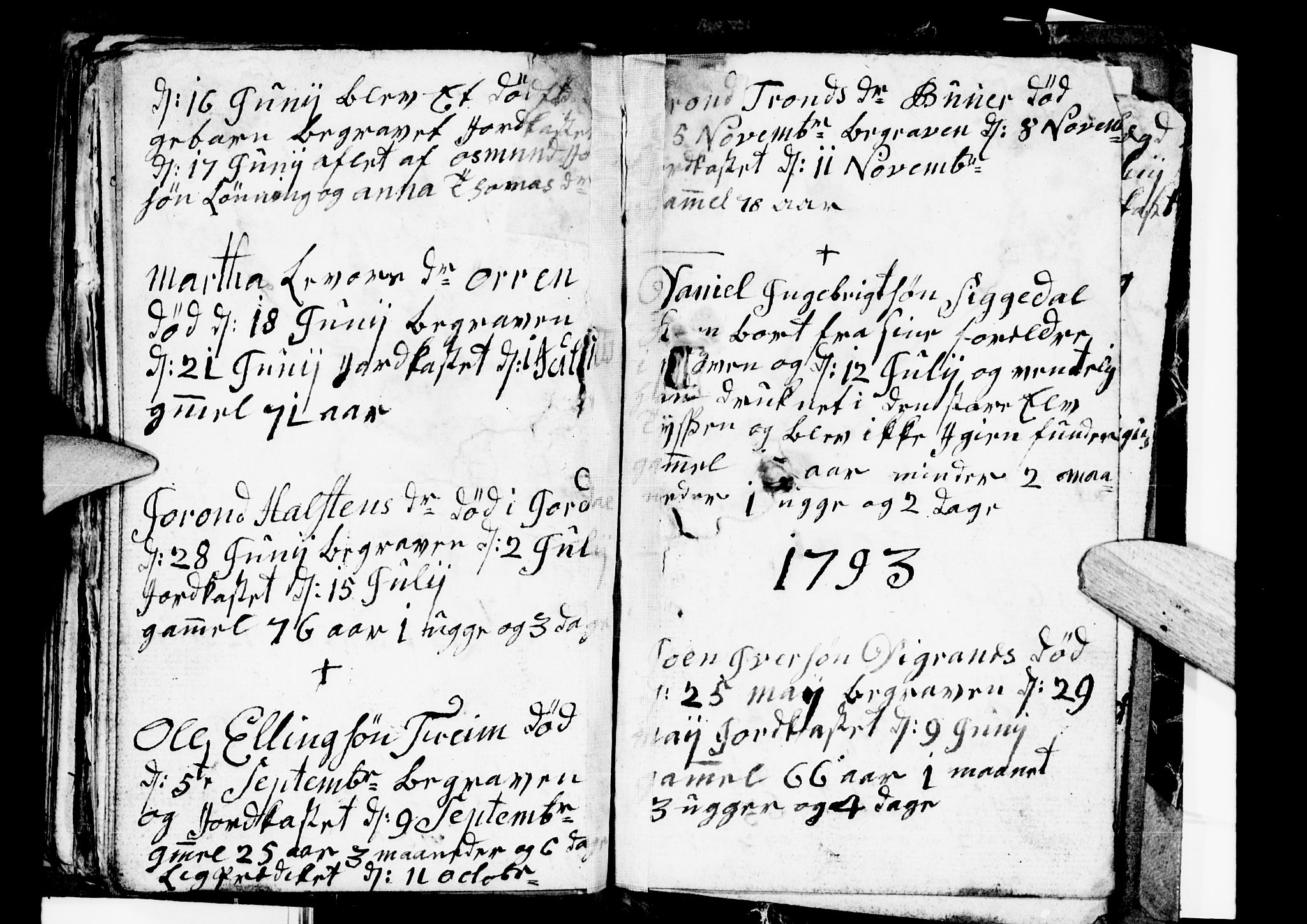 Odda Sokneprestembete, AV/SAB-A-77201/H/Hab: Parish register (copy) no. A 3, 1792-1797, p. 105