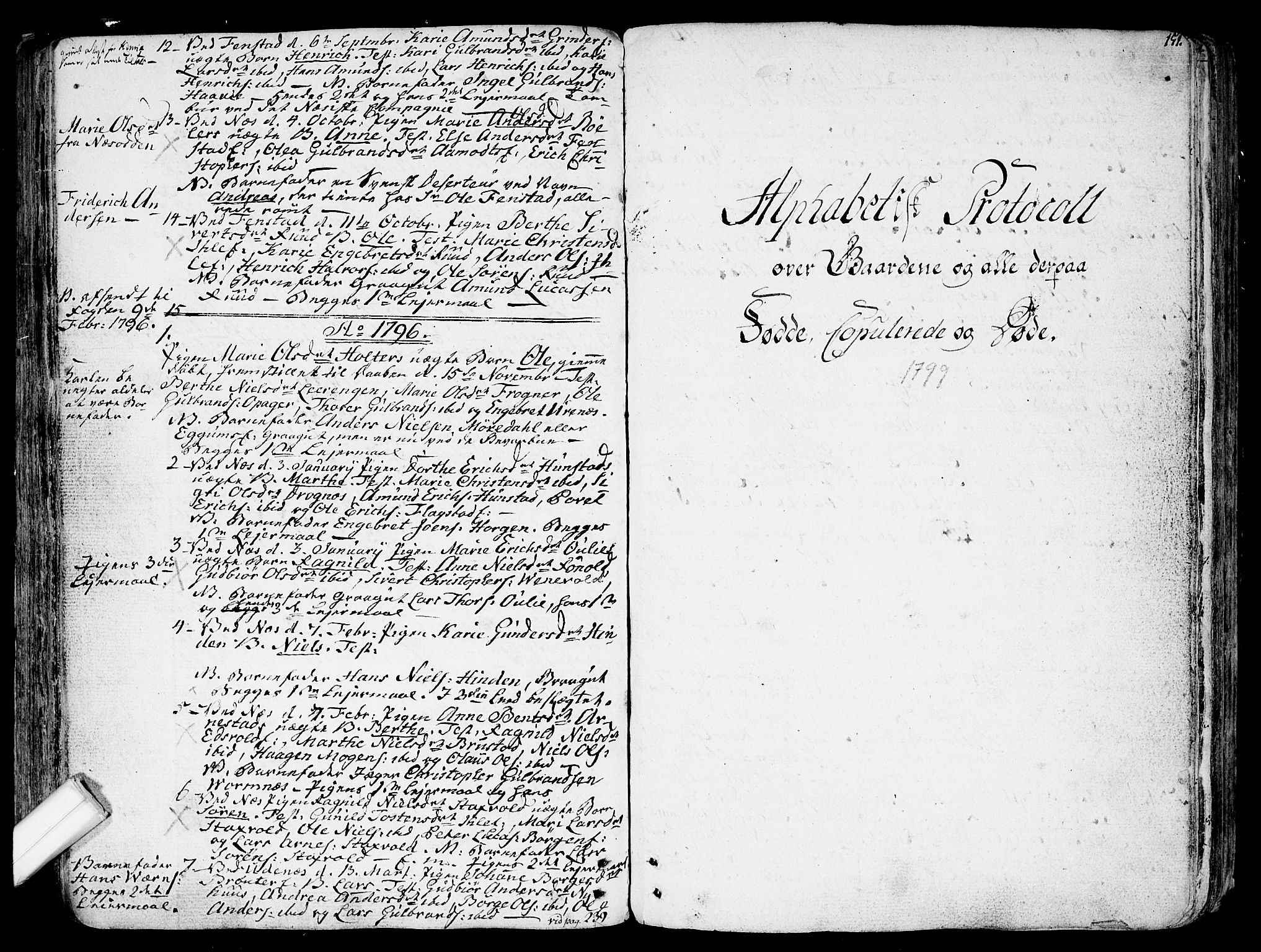 Nes prestekontor Kirkebøker, SAO/A-10410/F/Fa/L0004: Parish register (official) no. I 4, 1781-1816, p. 151