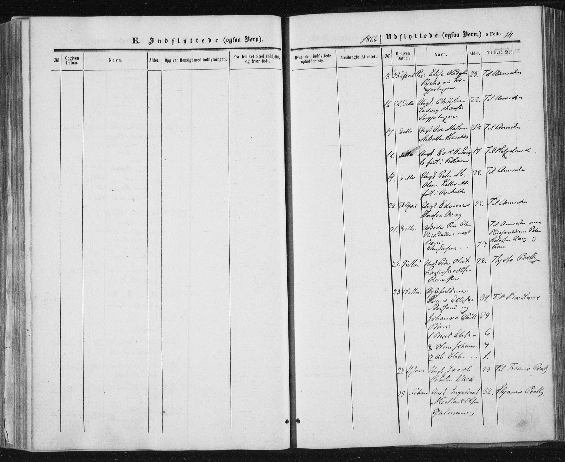 Ministerialprotokoller, klokkerbøker og fødselsregistre - Nord-Trøndelag, SAT/A-1458/784/L0670: Parish register (official) no. 784A05, 1860-1876, p. 14