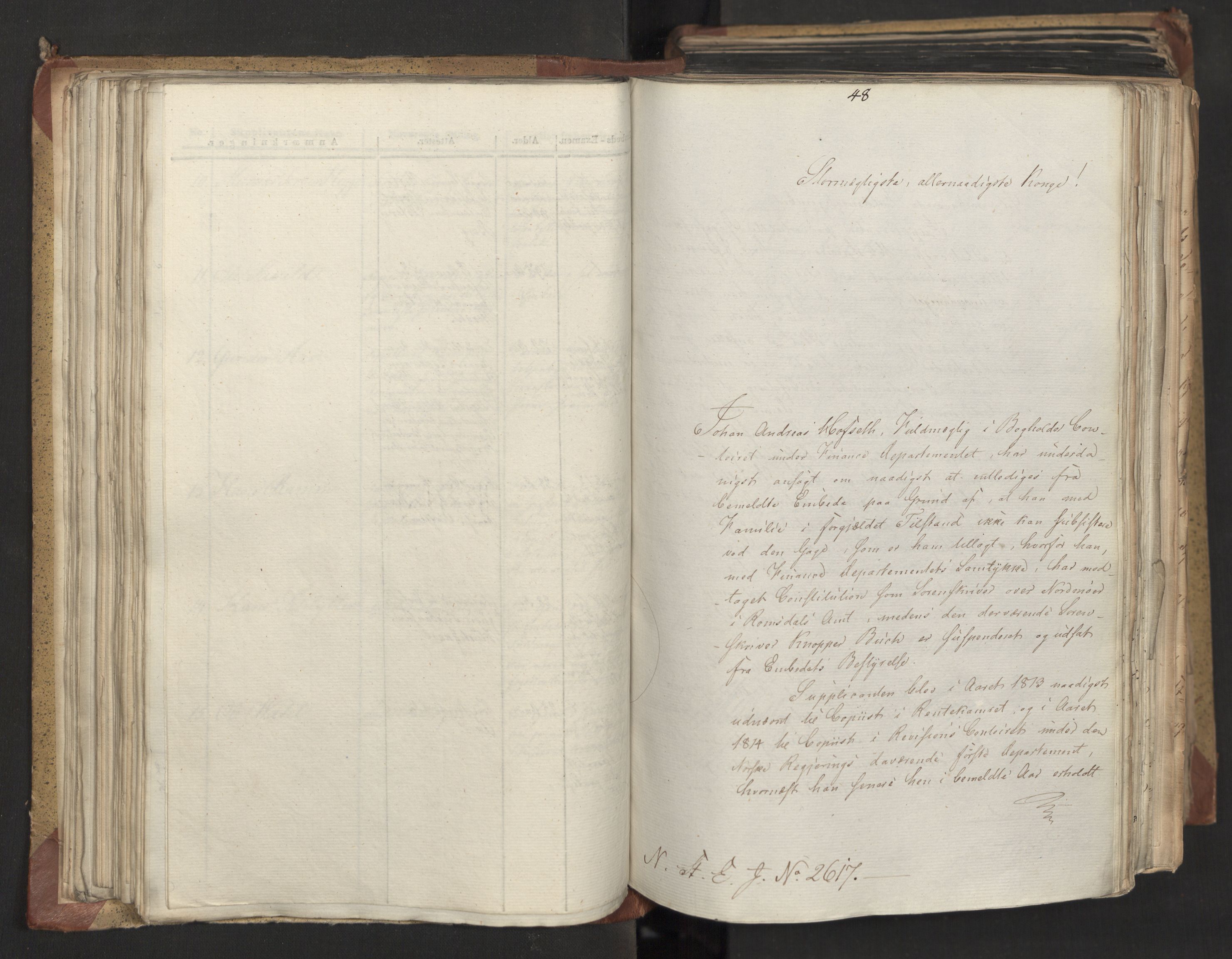 Statsrådsavdelingen i Stockholm, RA/S-1003/D/Da/L0012: Regjeringsinnstillinger nr. 2587-2760, 1818, p. 141