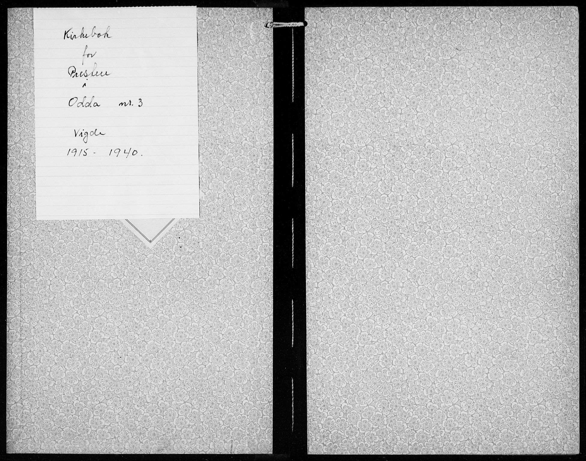 Odda Sokneprestembete, SAB/A-77201/H/Hab: Parish register (copy) no. D 2, 1915-1940