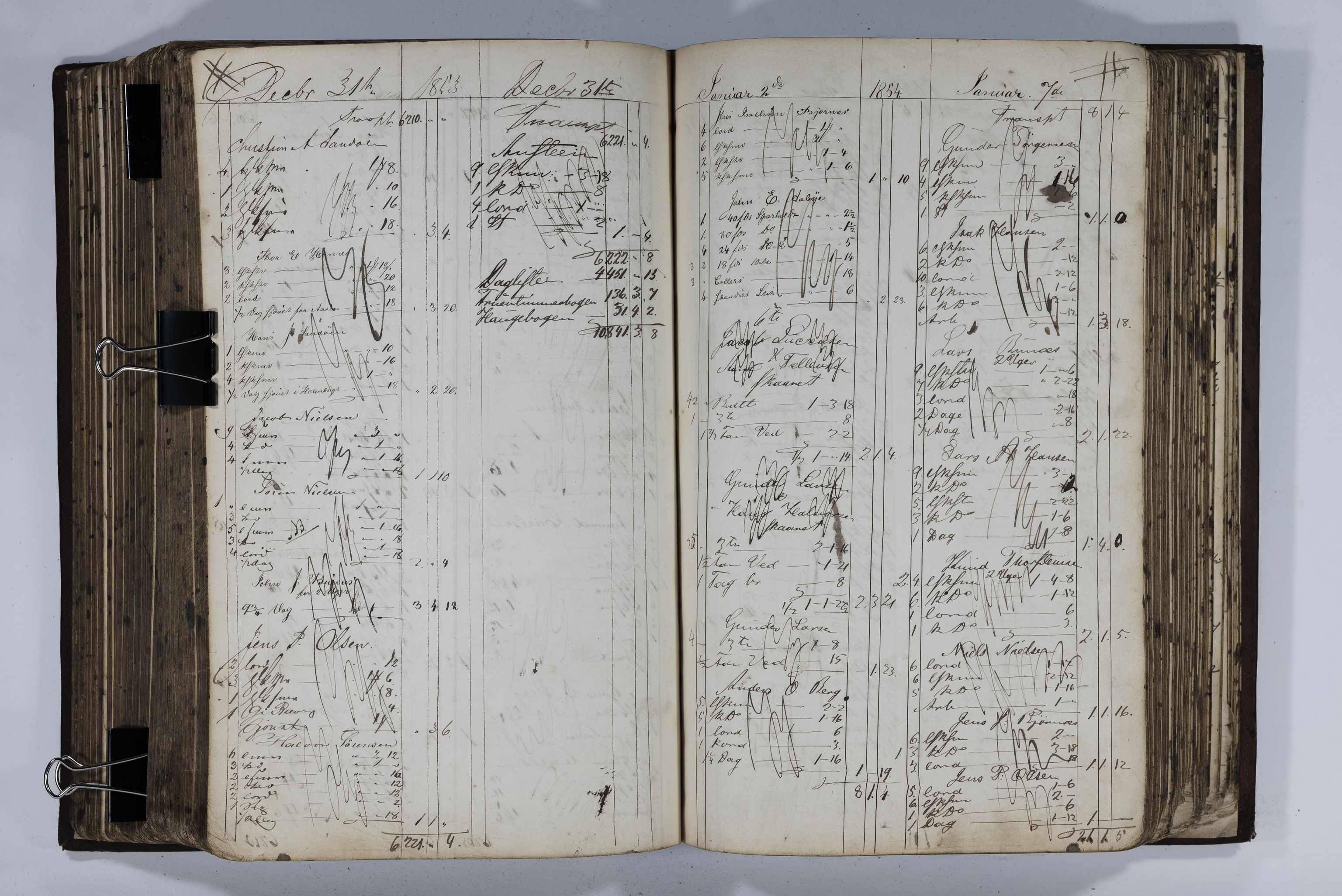 Blehr/ Kjellestad, TEMU/TGM-A-1212/R/Ra/L0005: Hugste bog, 1850-1855, p. 446