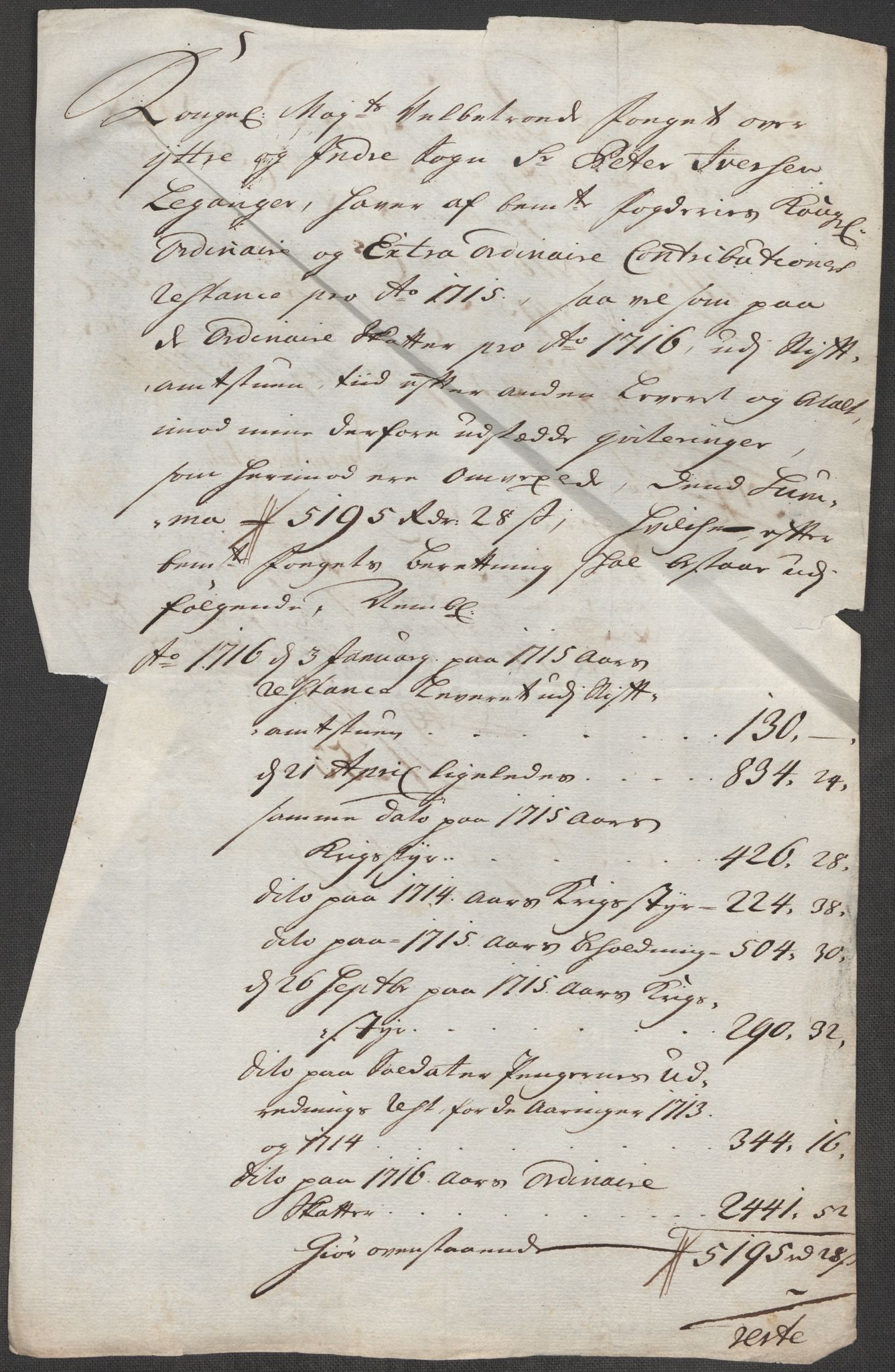 Rentekammeret inntil 1814, Reviderte regnskaper, Fogderegnskap, AV/RA-EA-4092/R52/L3320: Fogderegnskap Sogn, 1715-1716, p. 588