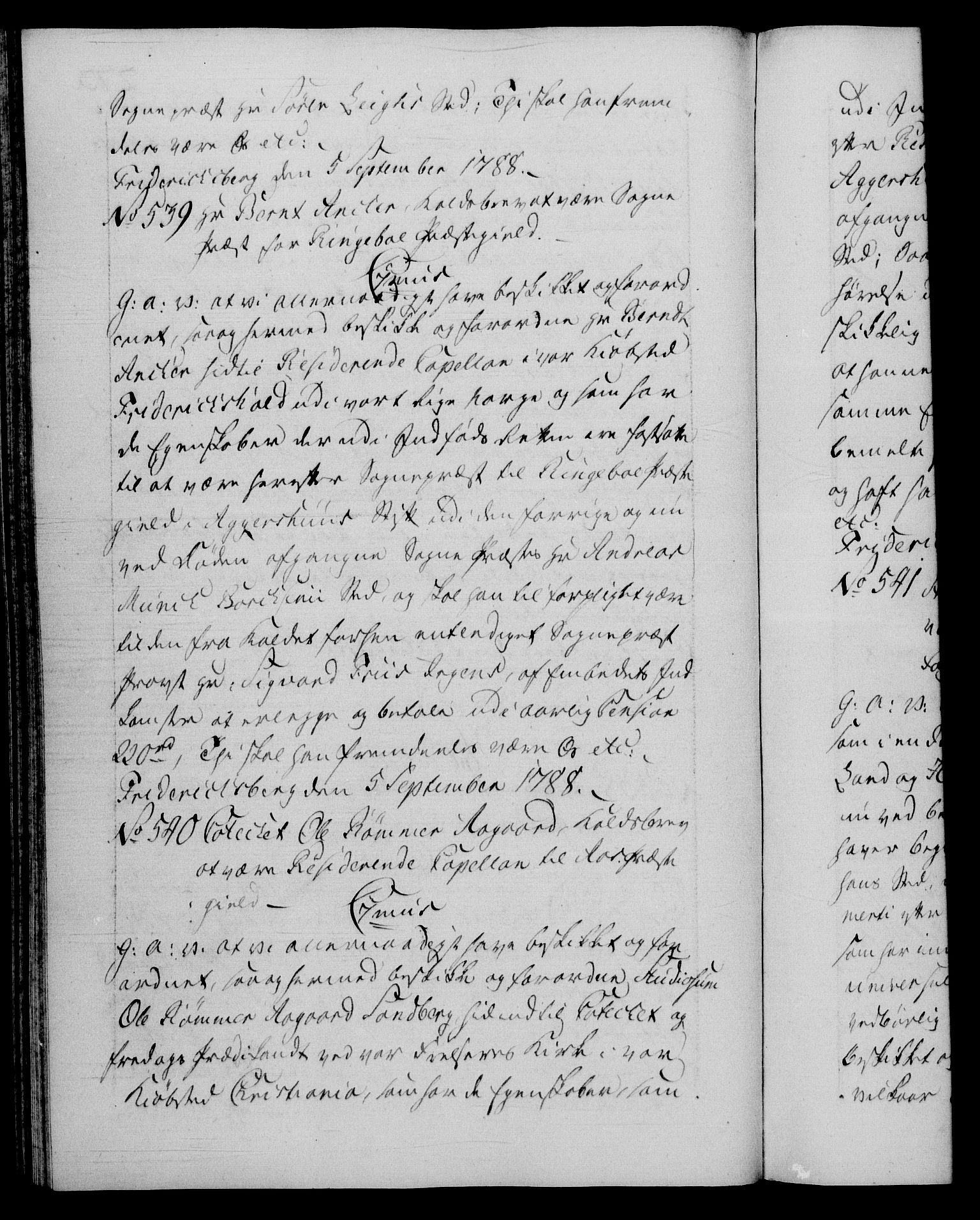 Danske Kanselli 1572-1799, AV/RA-EA-3023/F/Fc/Fca/Fcaa/L0052: Norske registre, 1788-1789, p. 273b