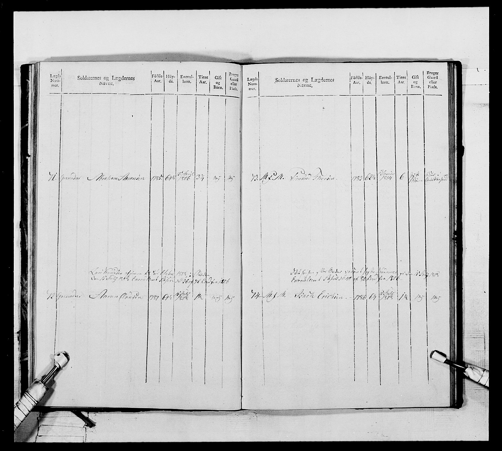 Generalitets- og kommissariatskollegiet, Det kongelige norske kommissariatskollegium, AV/RA-EA-5420/E/Eh/L0111: Vesterlenske nasjonale infanteriregiment, 1810, p. 72