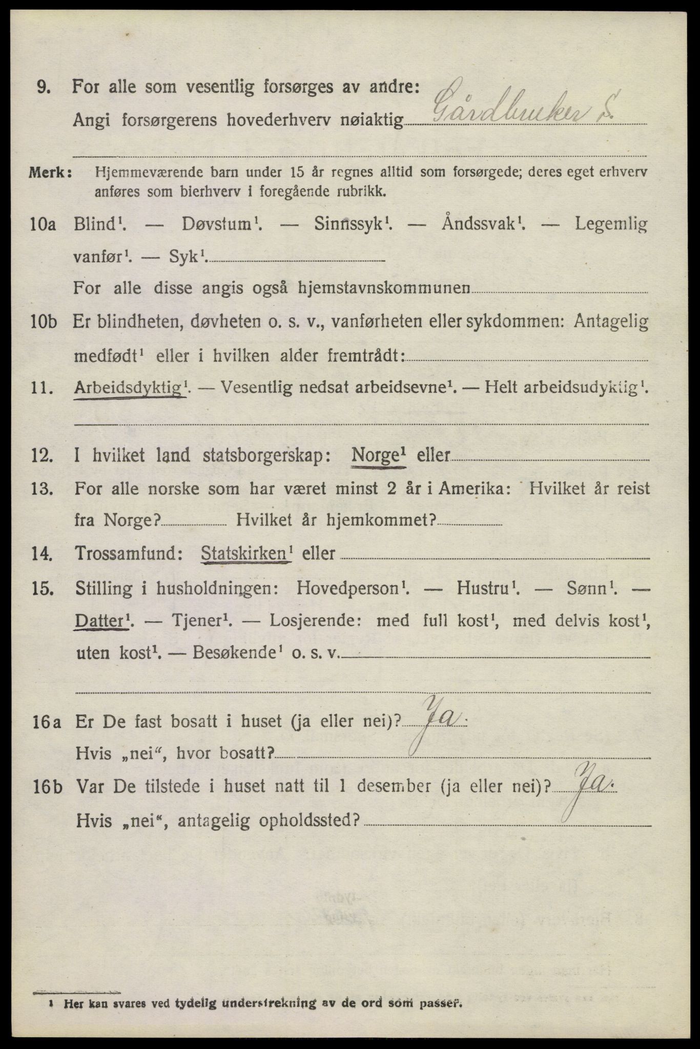 SAKO, 1920 census for Brunlanes, 1920, p. 3844