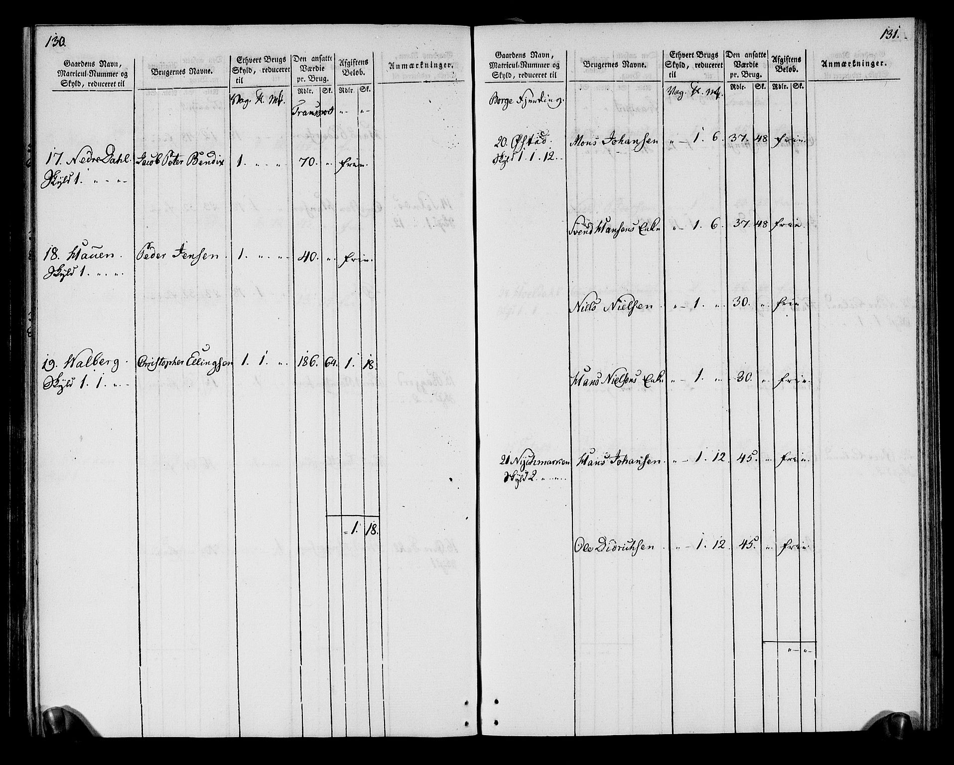 Rentekammeret inntil 1814, Realistisk ordnet avdeling, AV/RA-EA-4070/N/Ne/Nea/L0164: Vesterålen, Andenes og Lofoten fogderi. Oppebørselsregister, 1803, p. 68